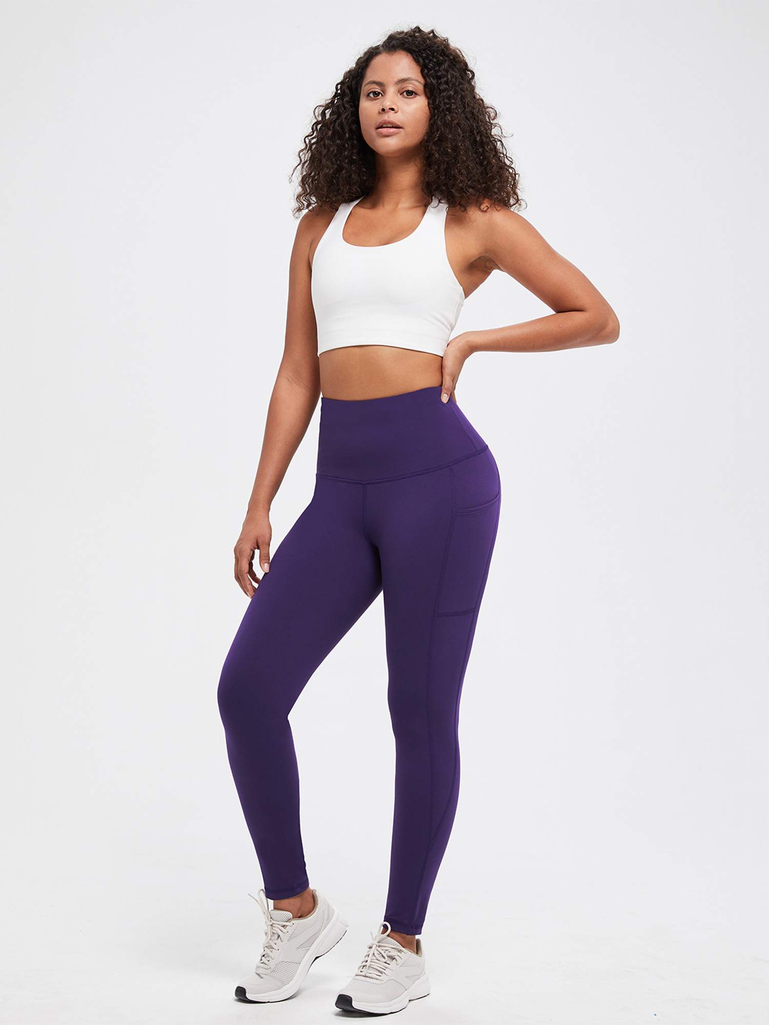 Yoga Brushed Fleece High Waisted Leggings
