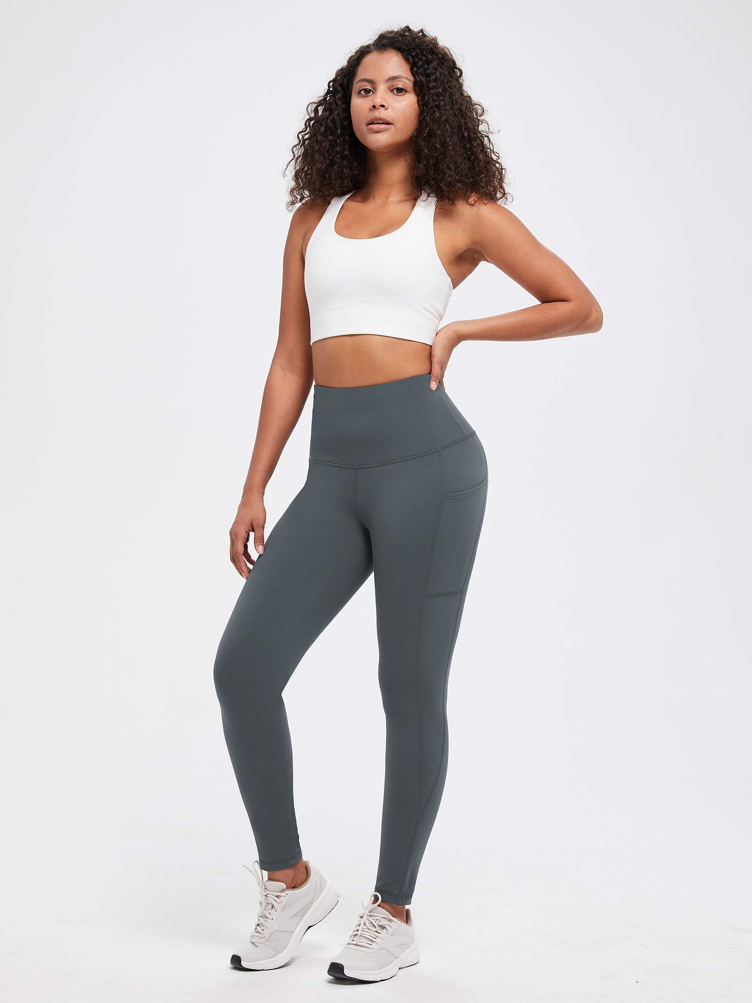 Yoga Brushed Fleece High Waisted Leggings