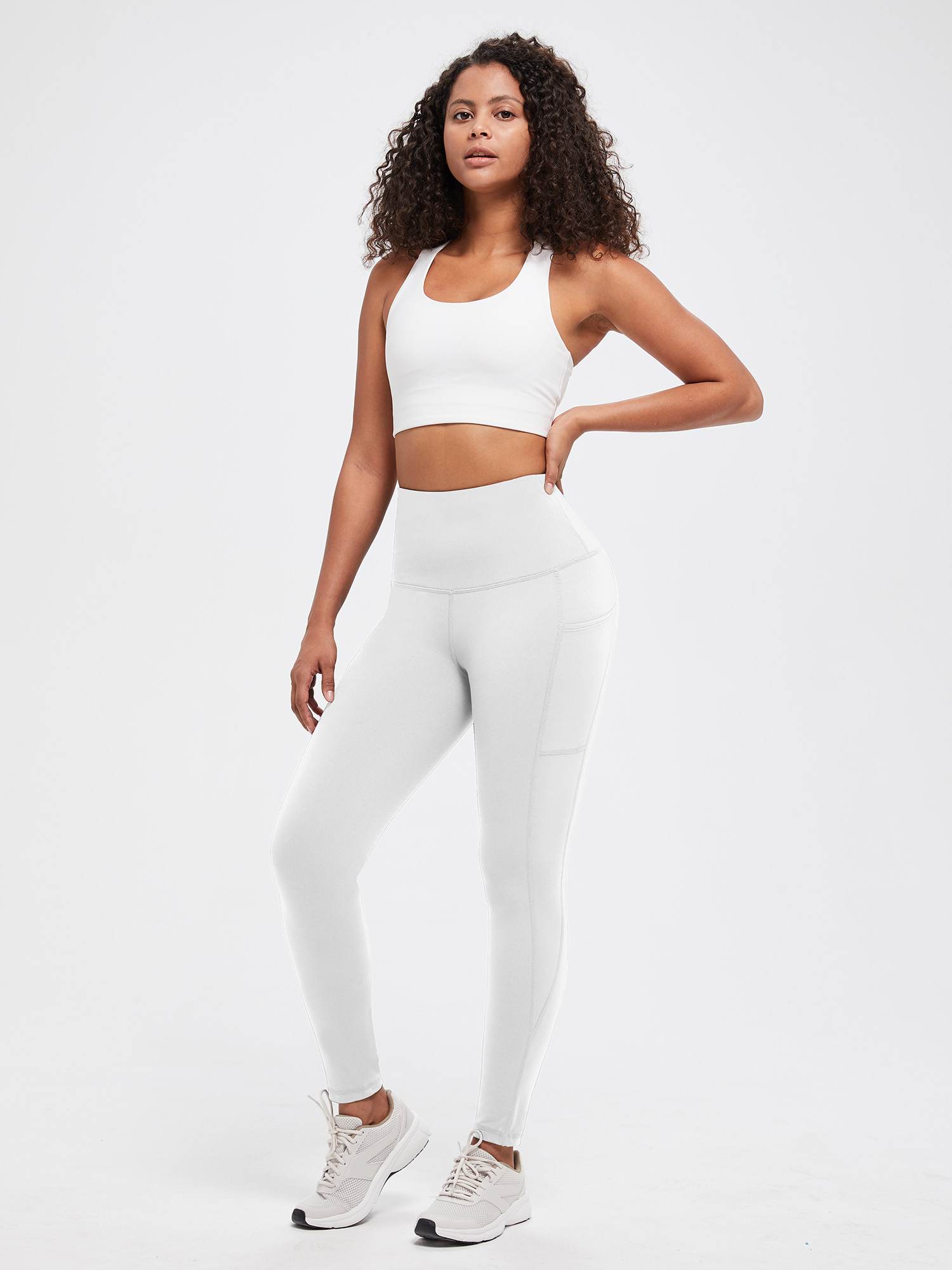 Yoga Brushed Fleece High Waisted Leggings