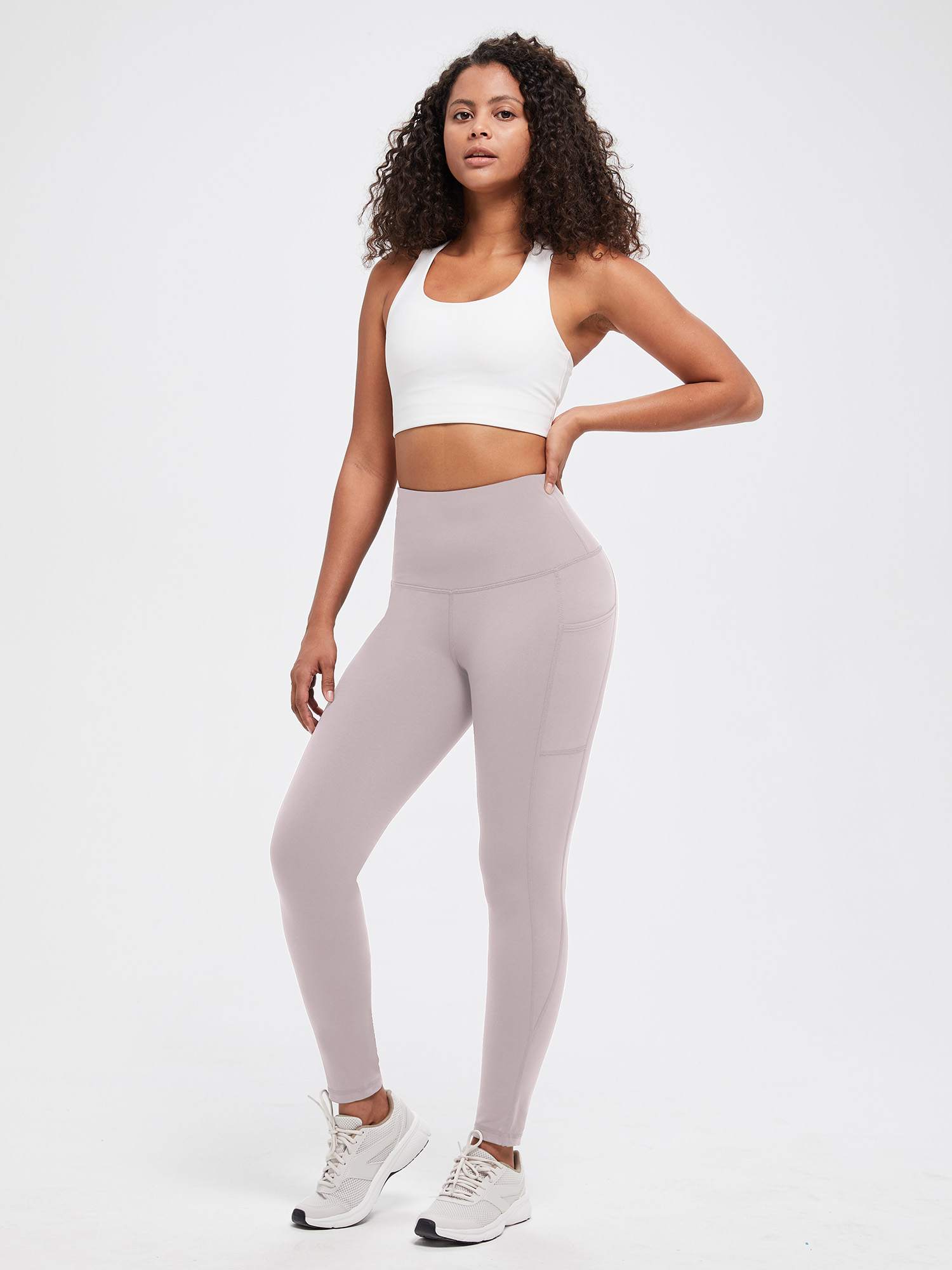 Yoga Brushed Fleece High Waisted Leggings