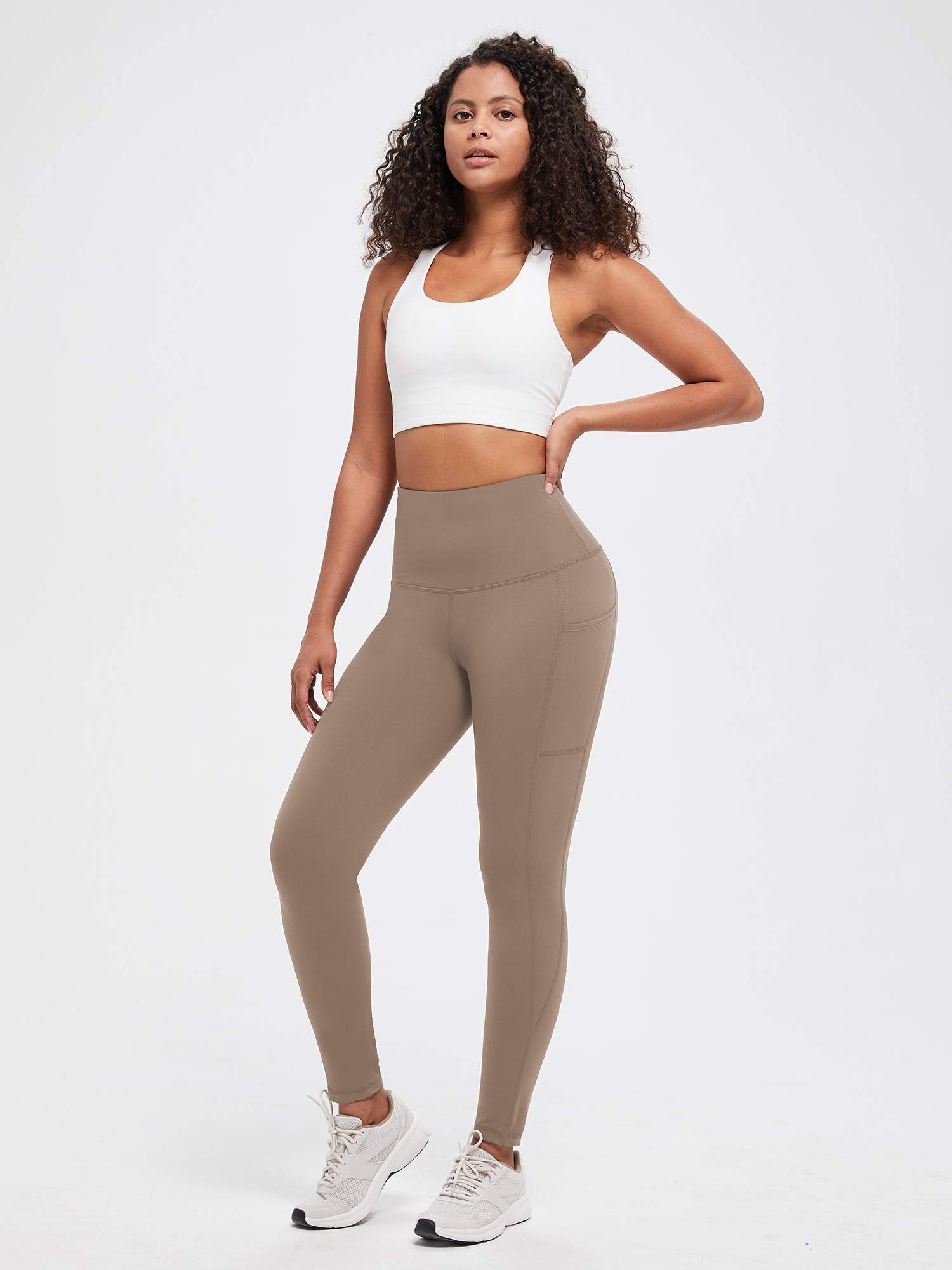 Yoga Brushed Fleece High Waisted Leggings