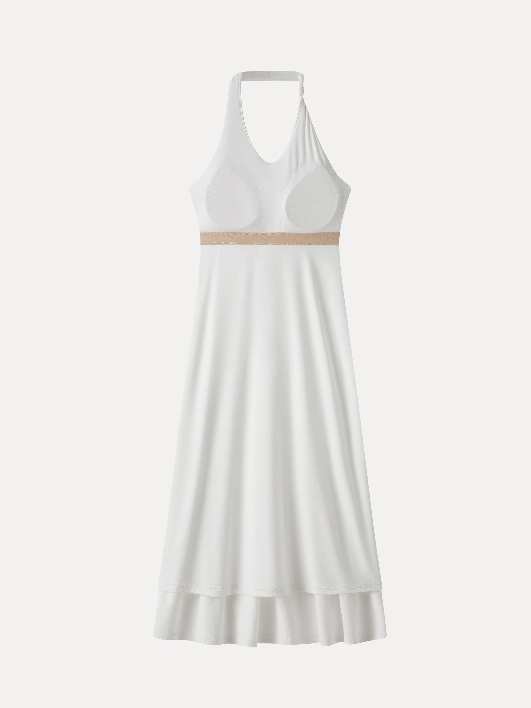 Ponte Halter Neck Open Back Bra Dress