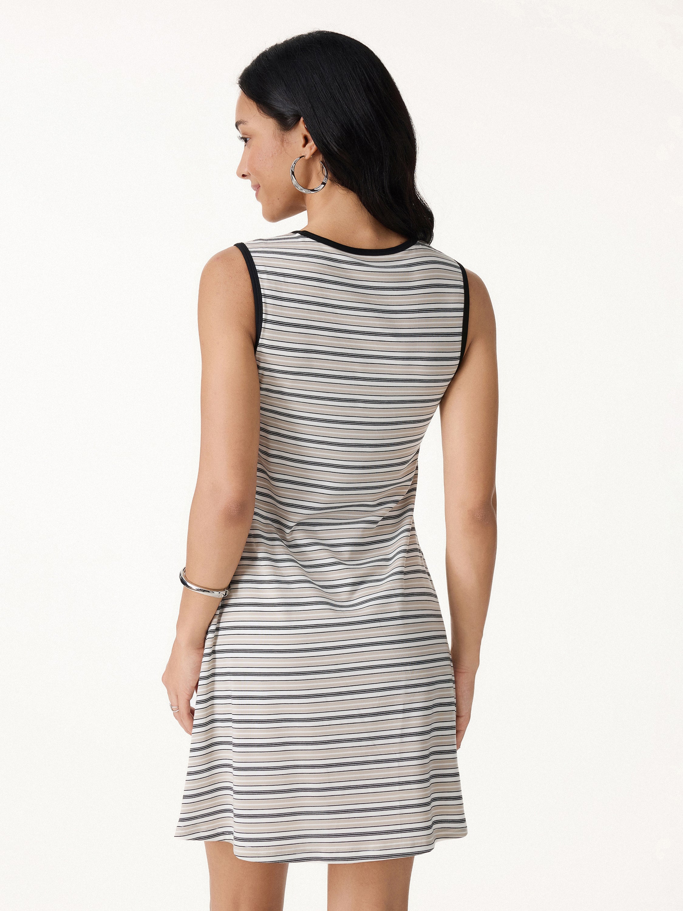 Striped Easy Mini Bra Dress