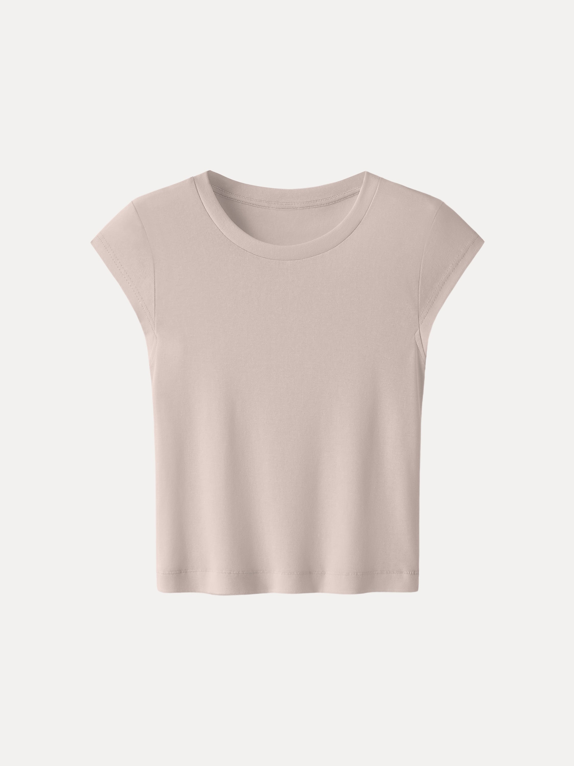 Cotton-Linen Blend Cooling Essential Summer Tee