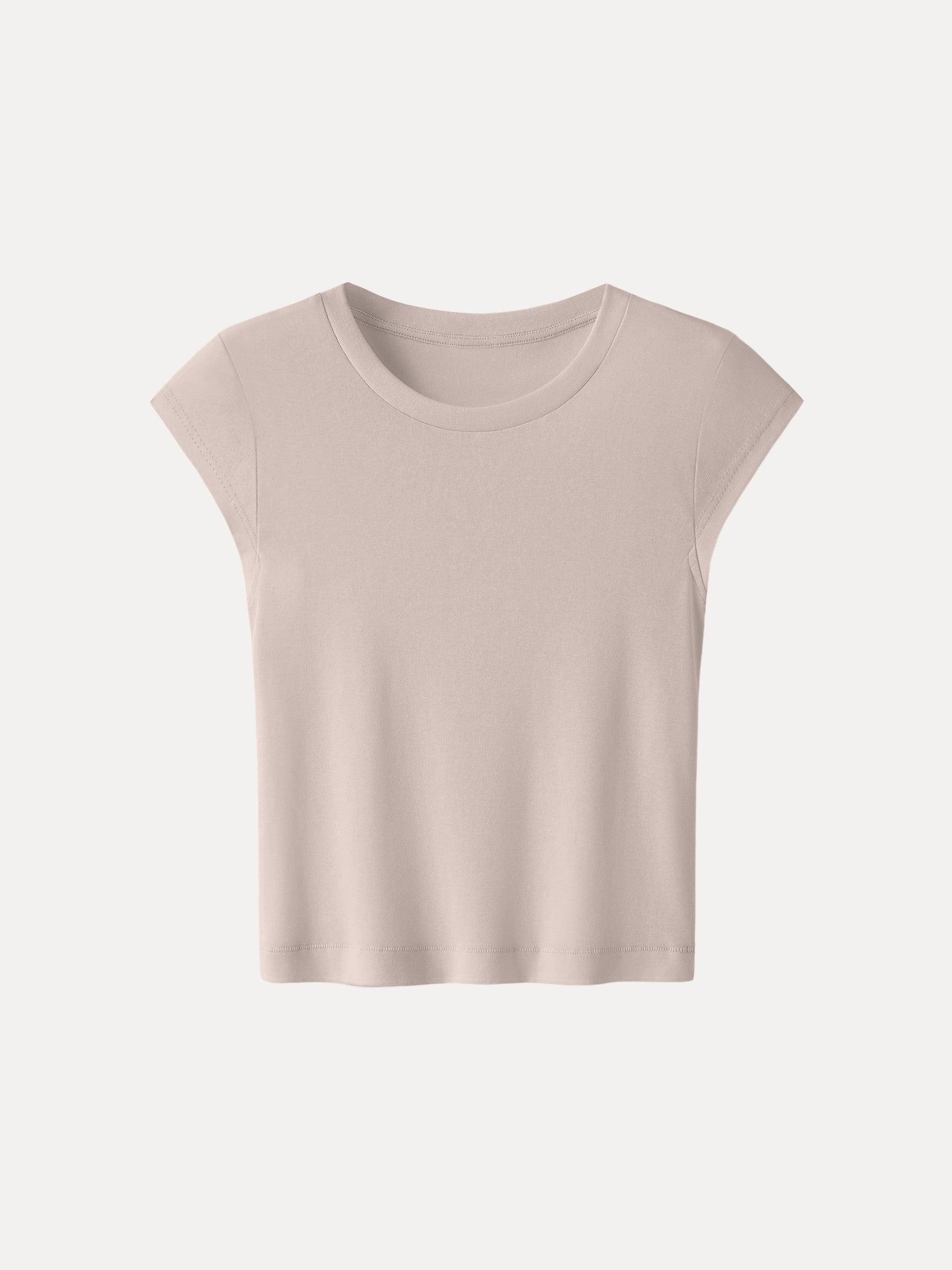 Cotton-Linen Blend Cooling Essential Summer Tee