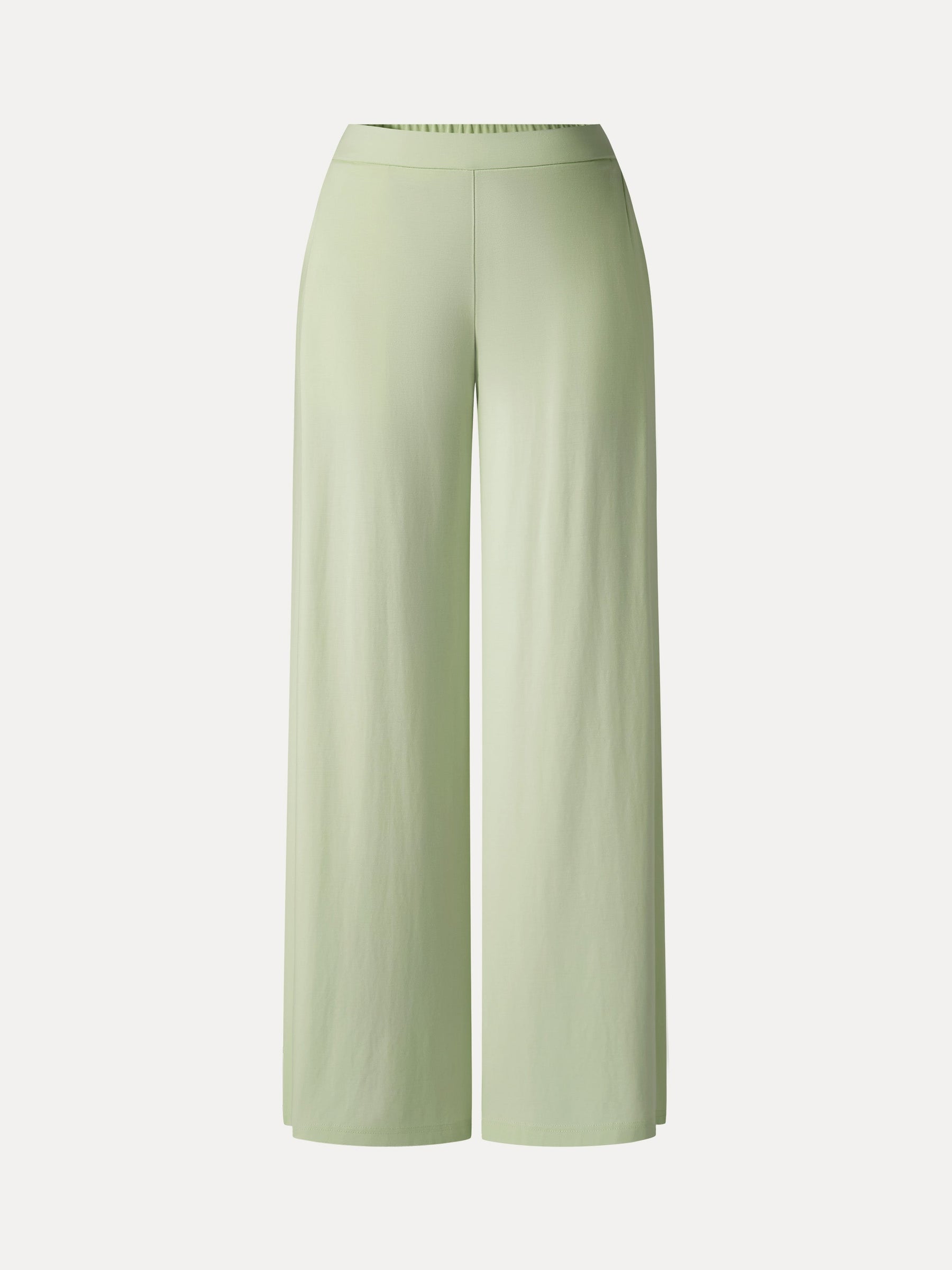 CoolTouch Ponte Mid Rise Wide Leg Pants with Pockets
