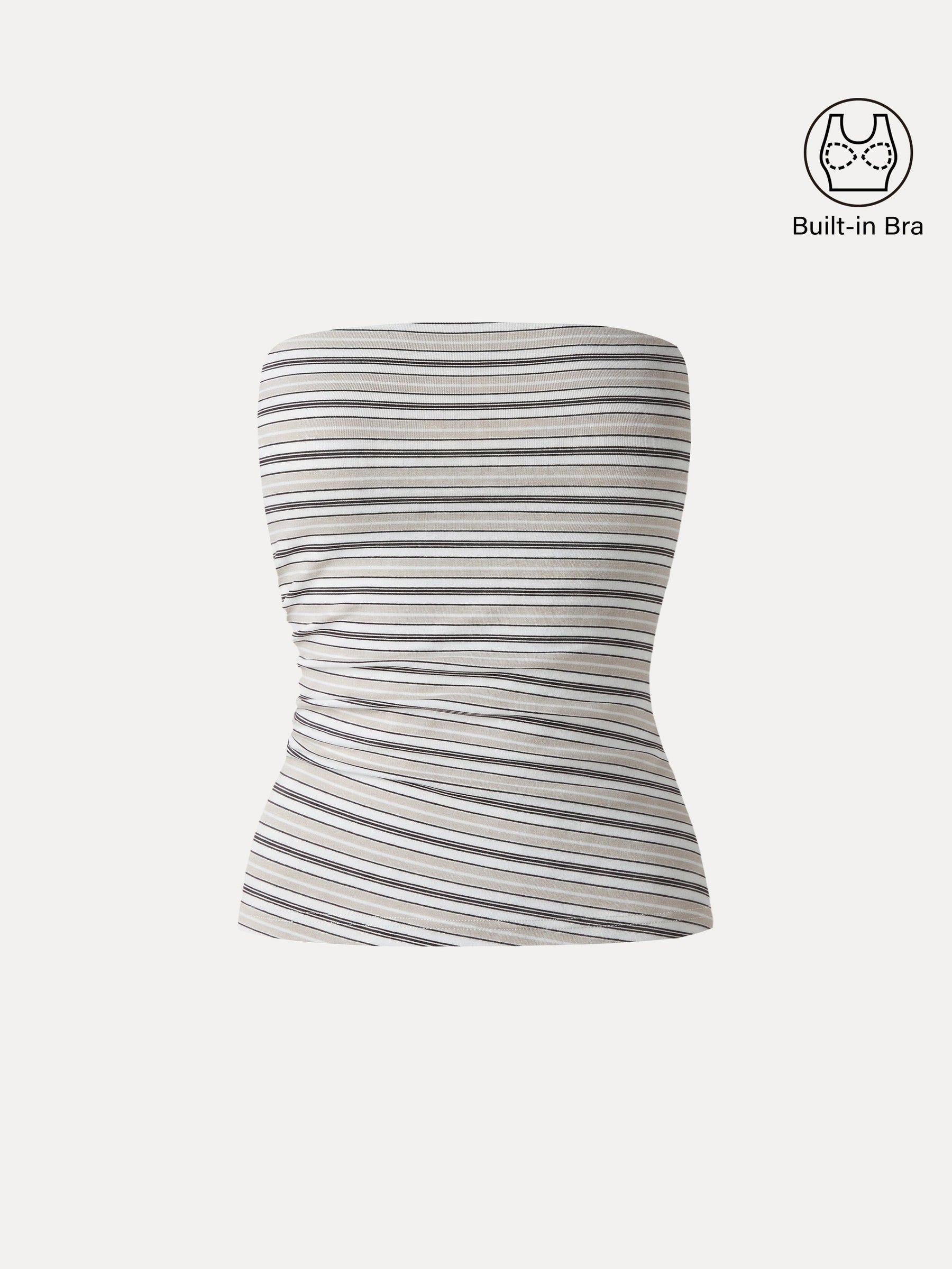 Striped Bra Tube Top