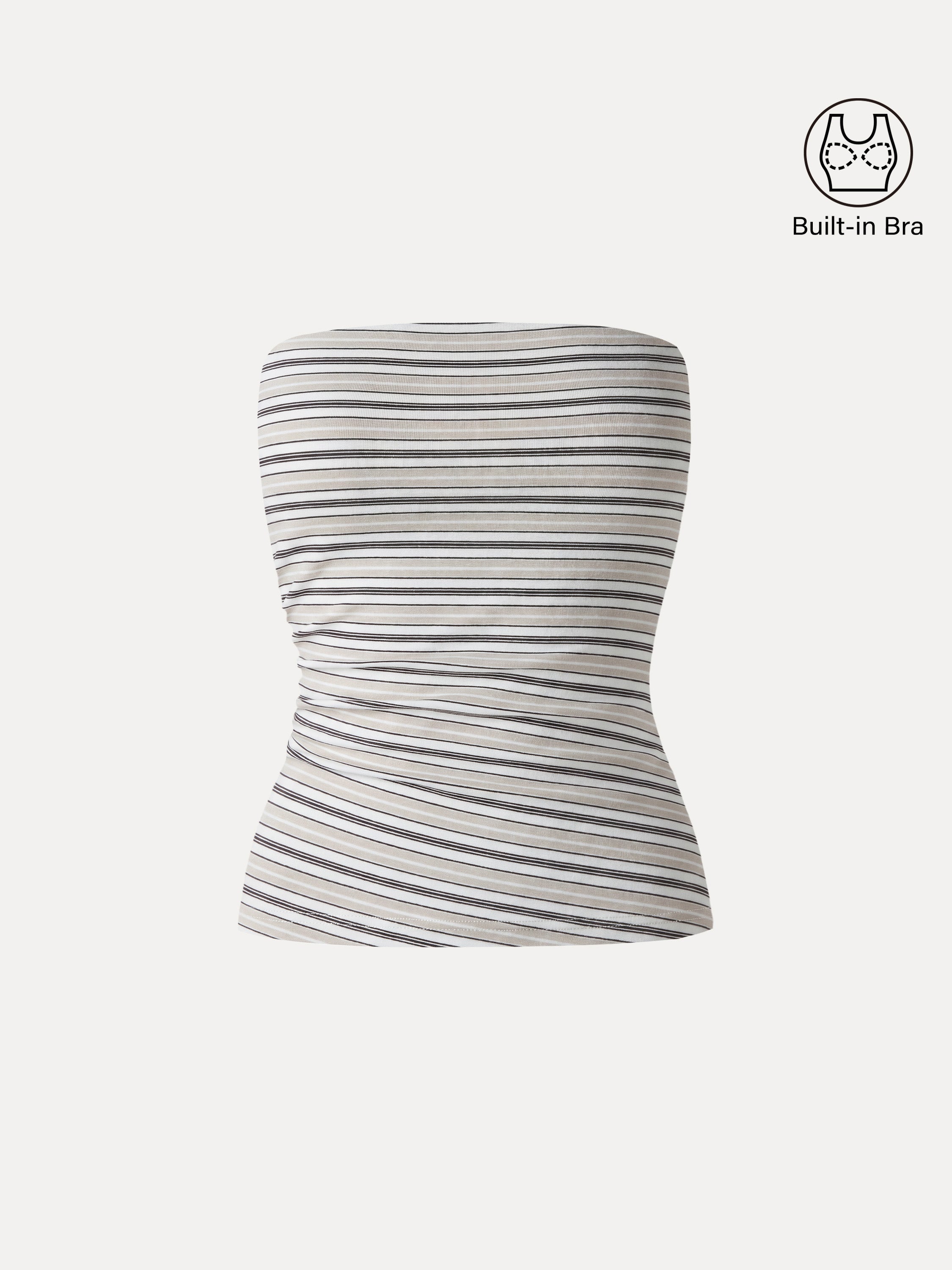 Striped Bra Tube Top