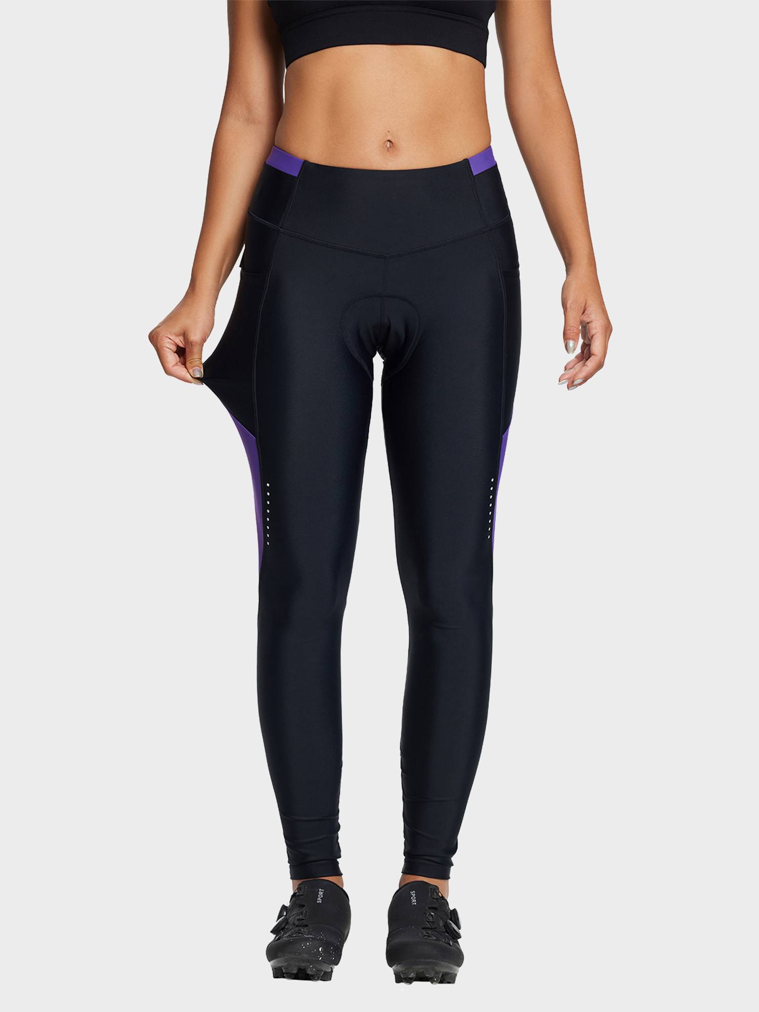 Women's Colorblock Padded Cycling Tights