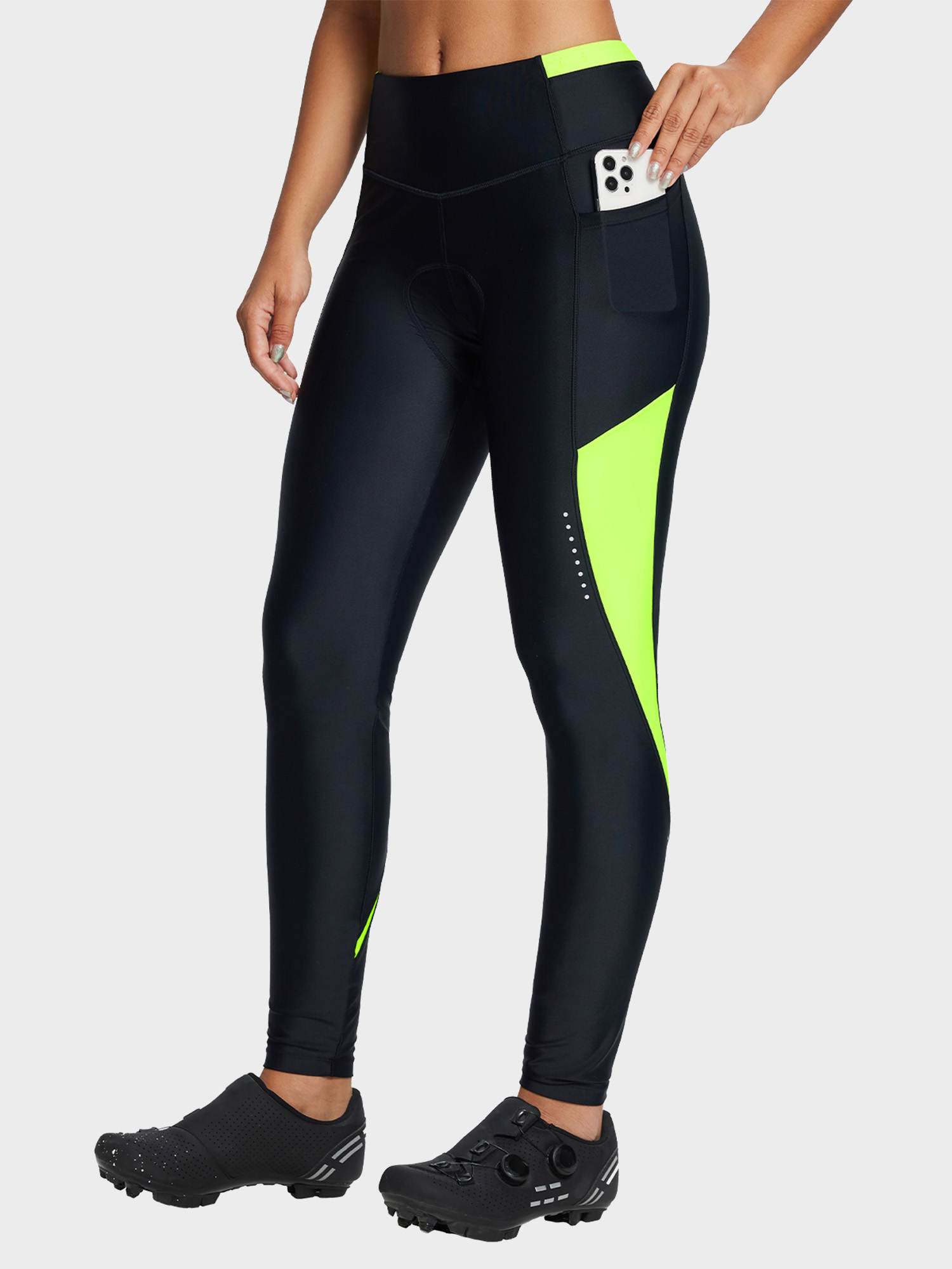 Women's Colorblock Padded Cycling Tights