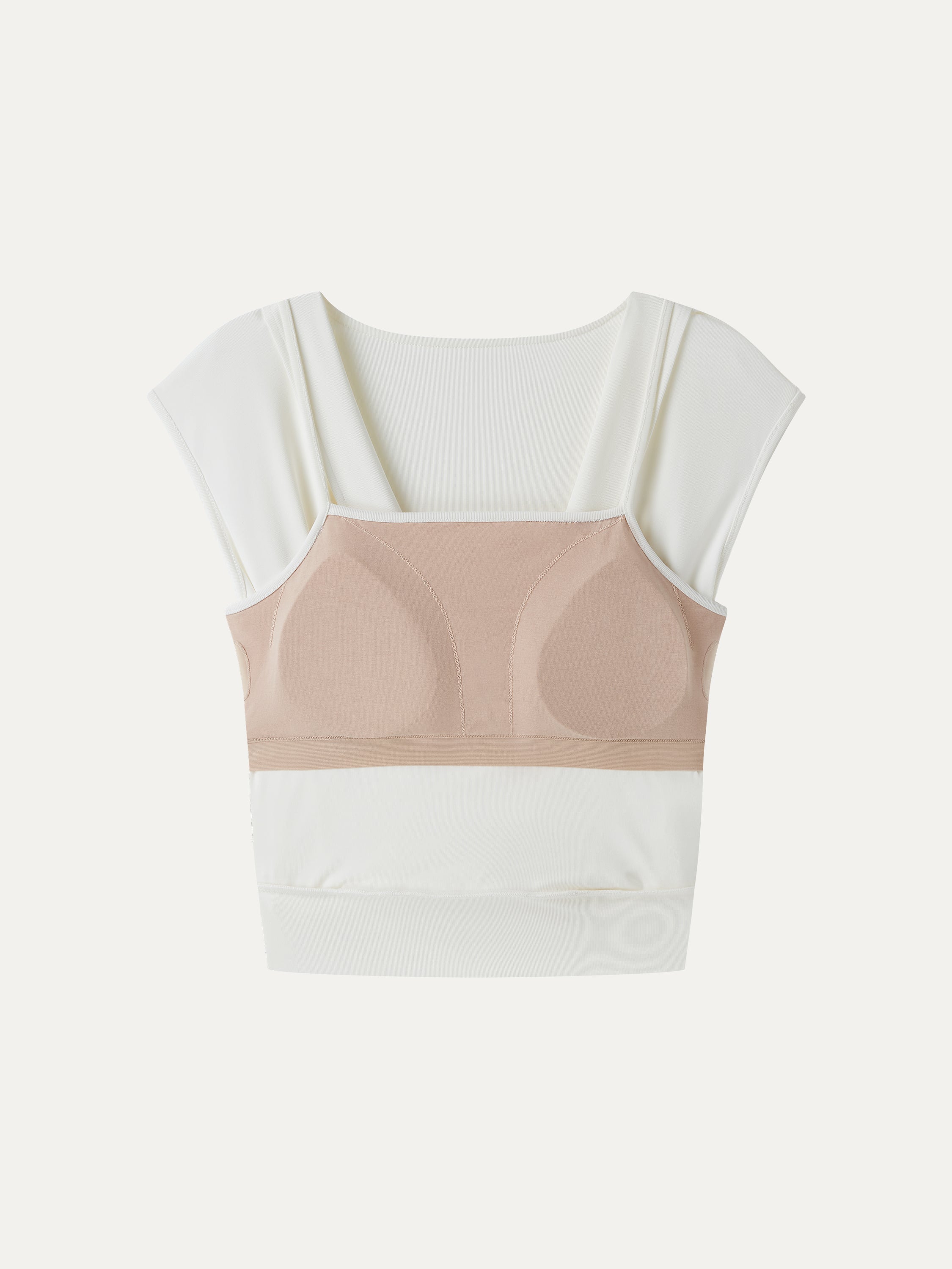 Sandwashed Modal 2-in-1 Wrap Bra Tank