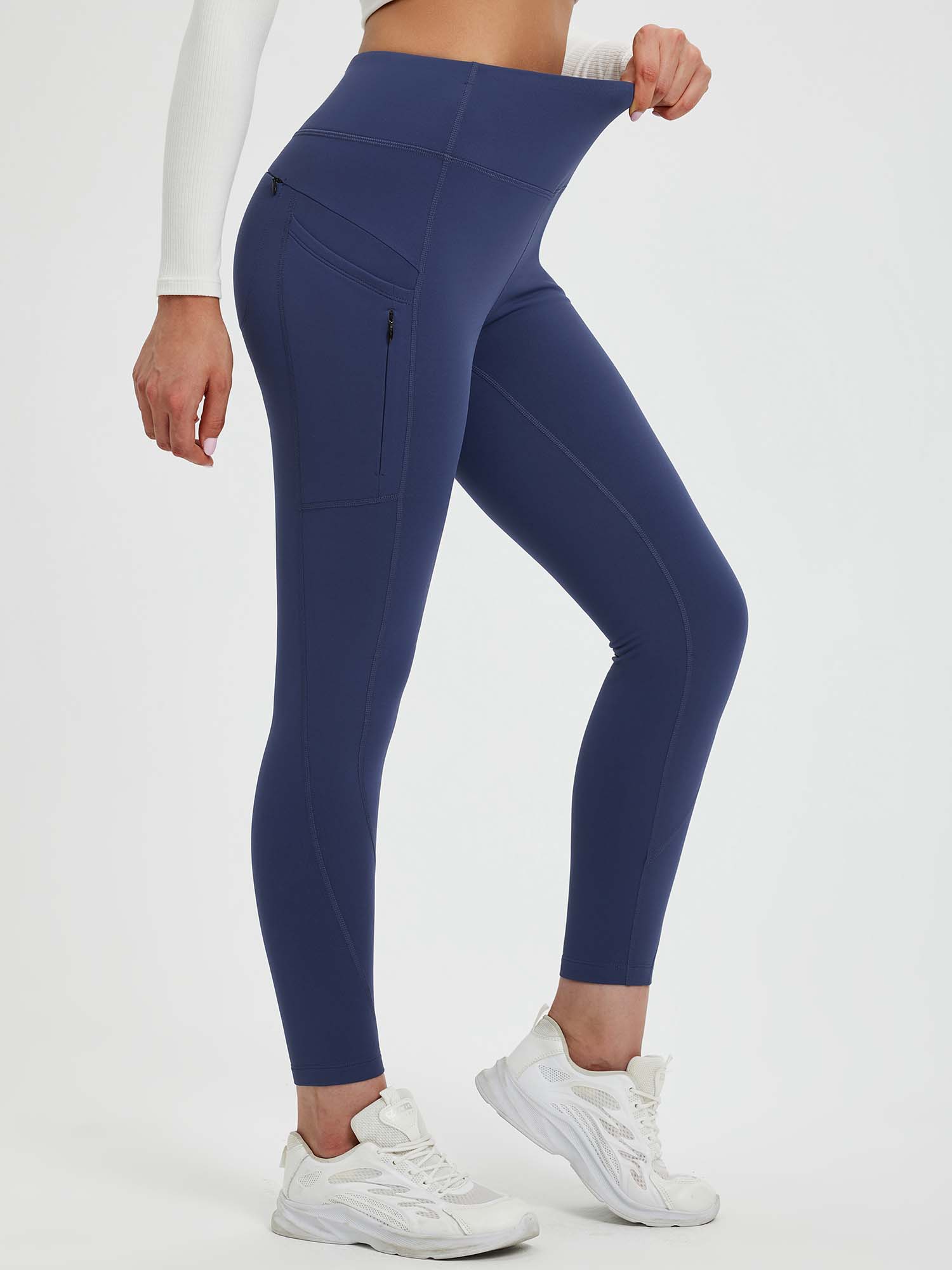 25" Fleece-Lined Yoga Leggings