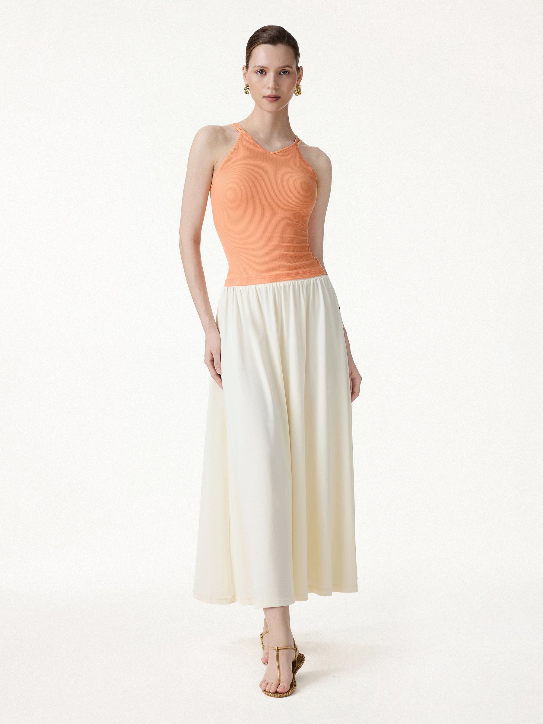CoolTouch V-Neck Spaghetti Bra Tank