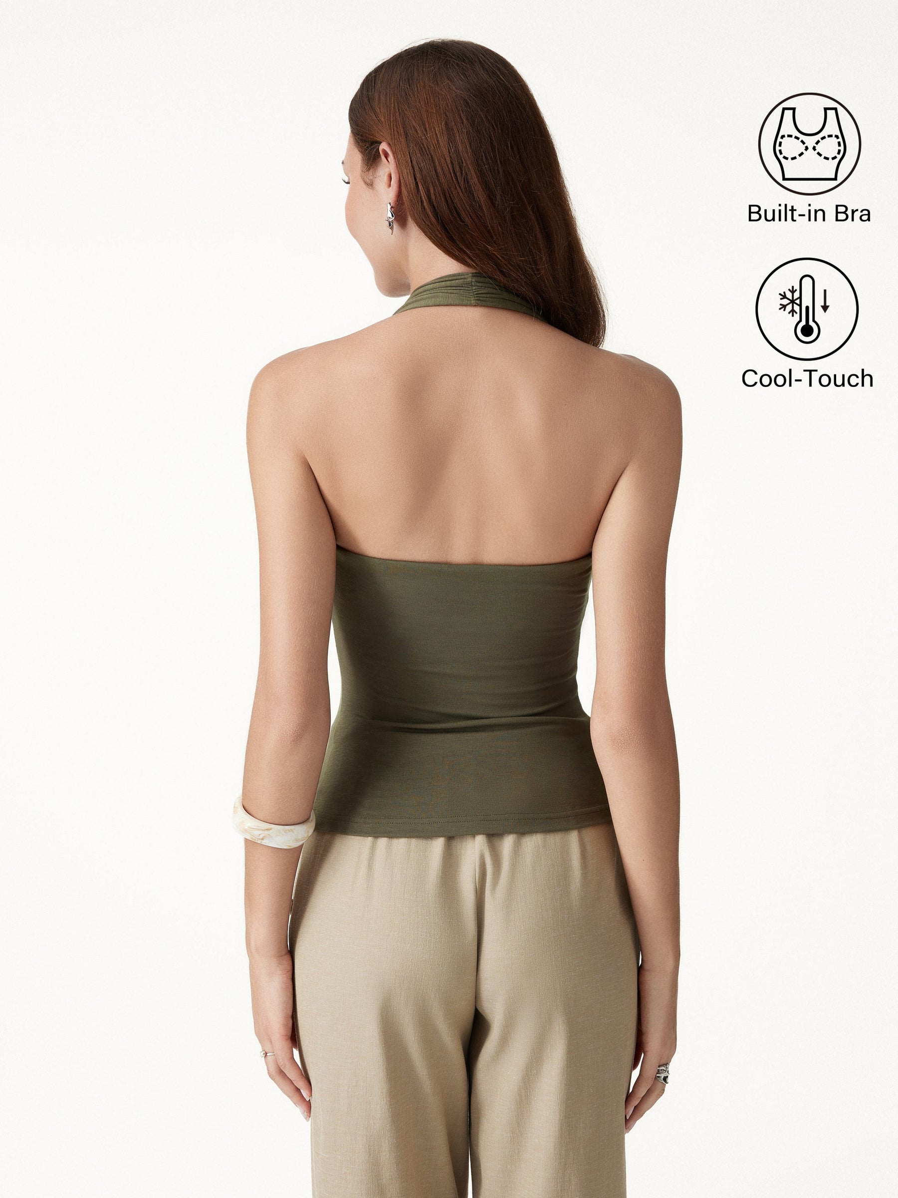 Halter Going-Out Bra Top