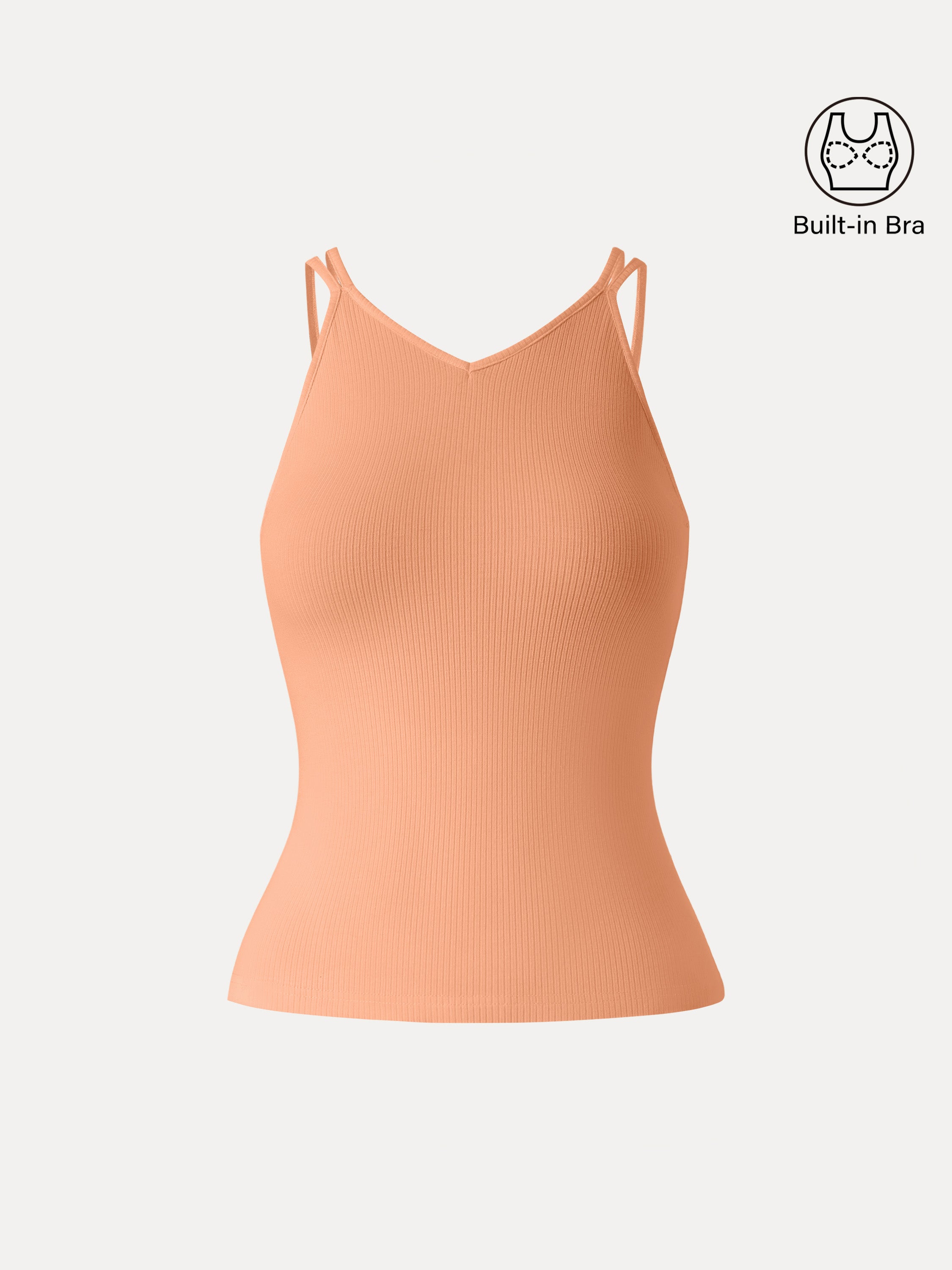 CoolTouch V-Neck Spaghetti Bra Tank