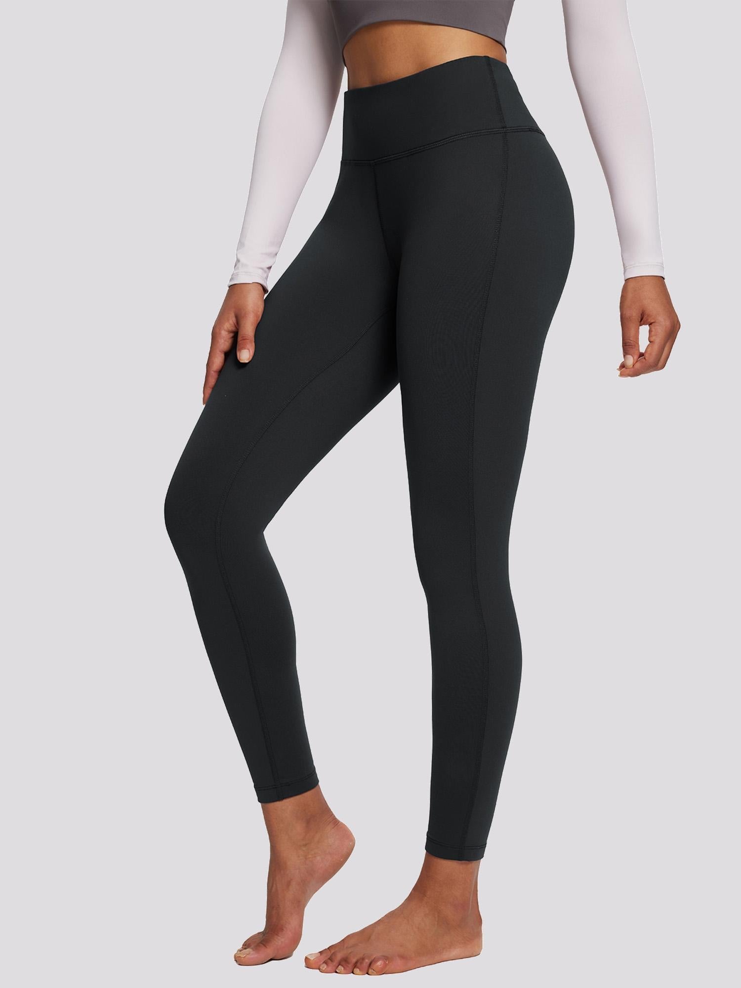 Women's Petite Fleece-Lined Yoga Leggings