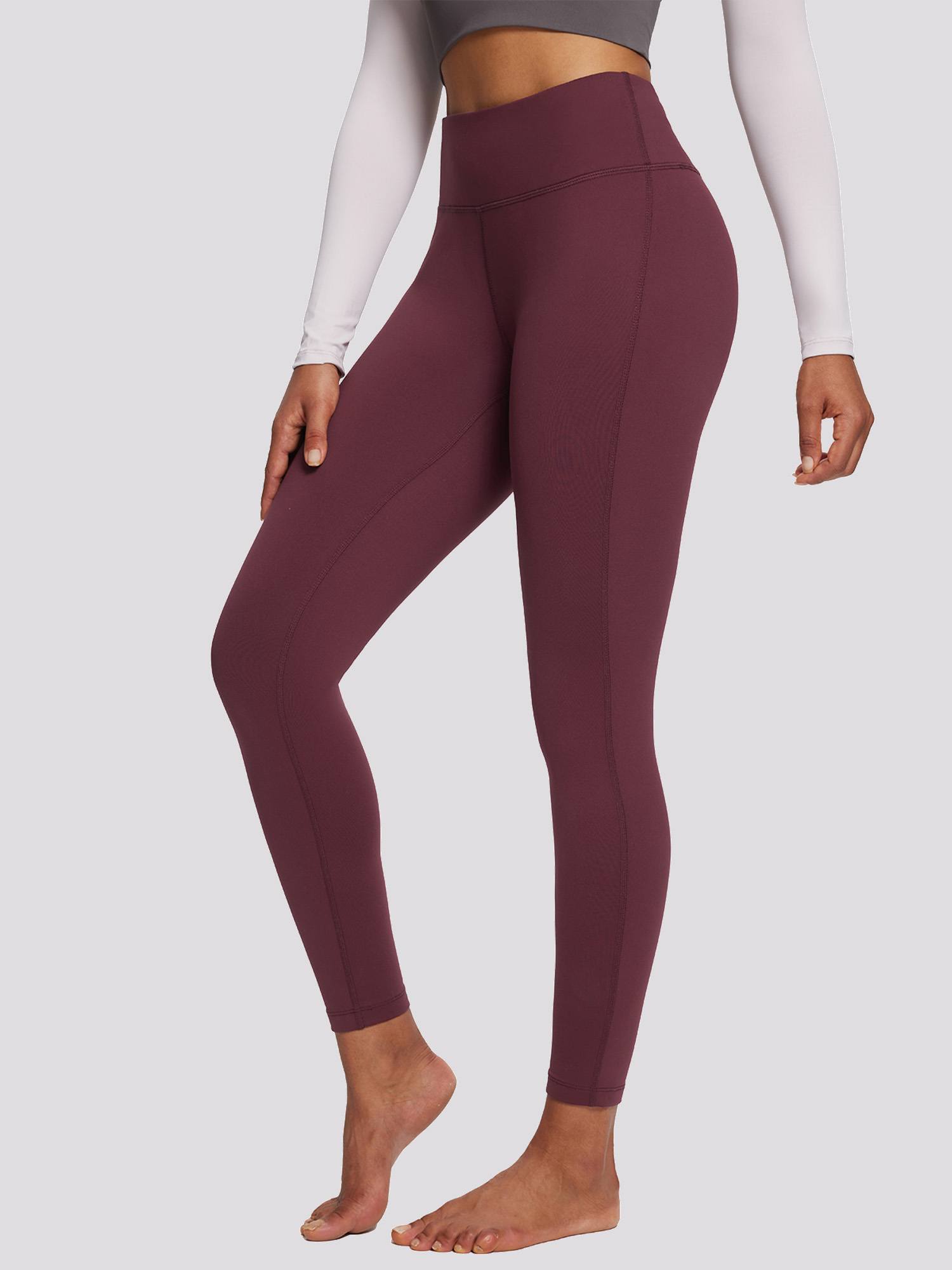 Women's Petite Fleece-Lined Yoga Leggings