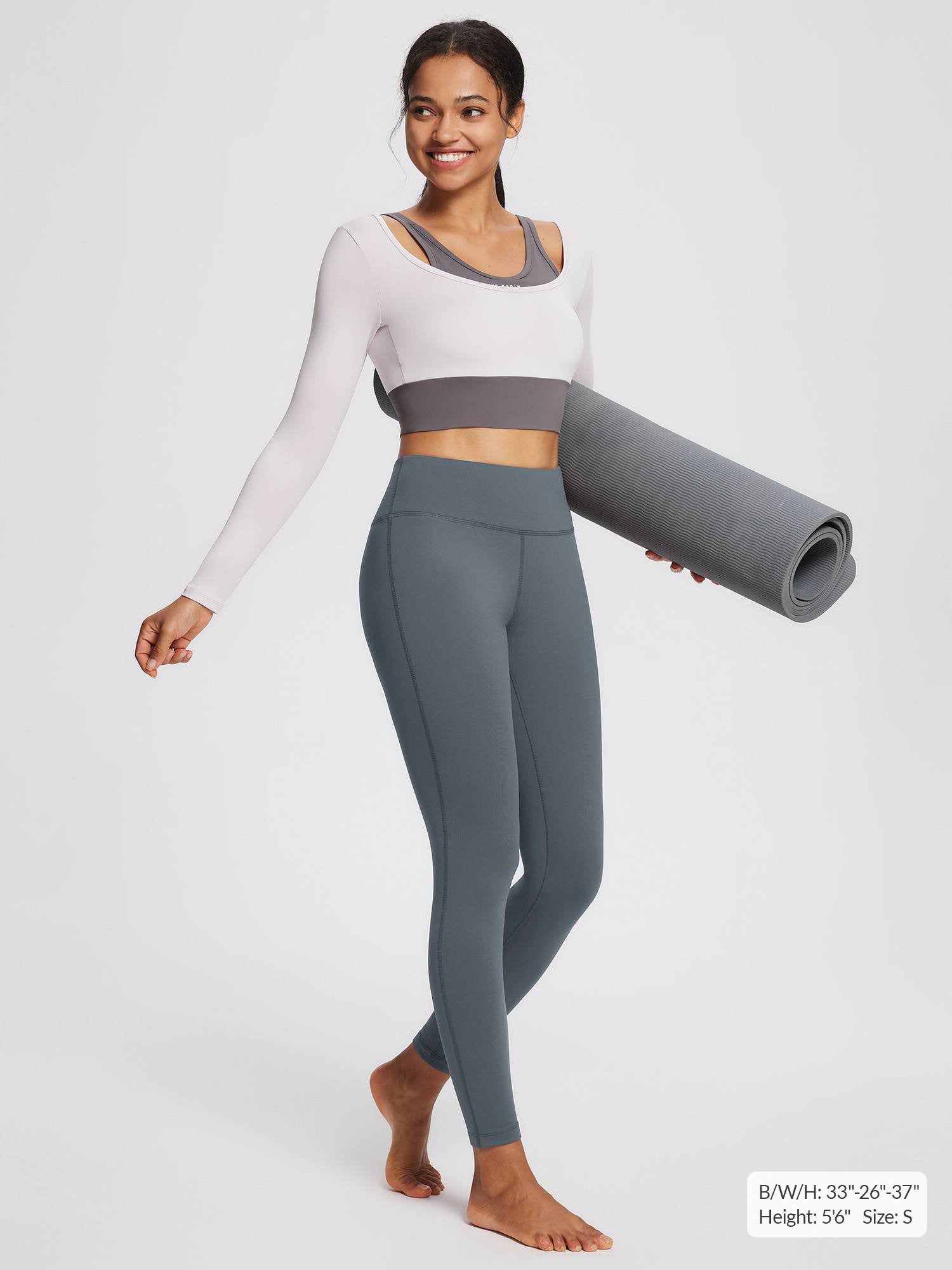 Women's Petite Fleece-Lined Yoga Leggings