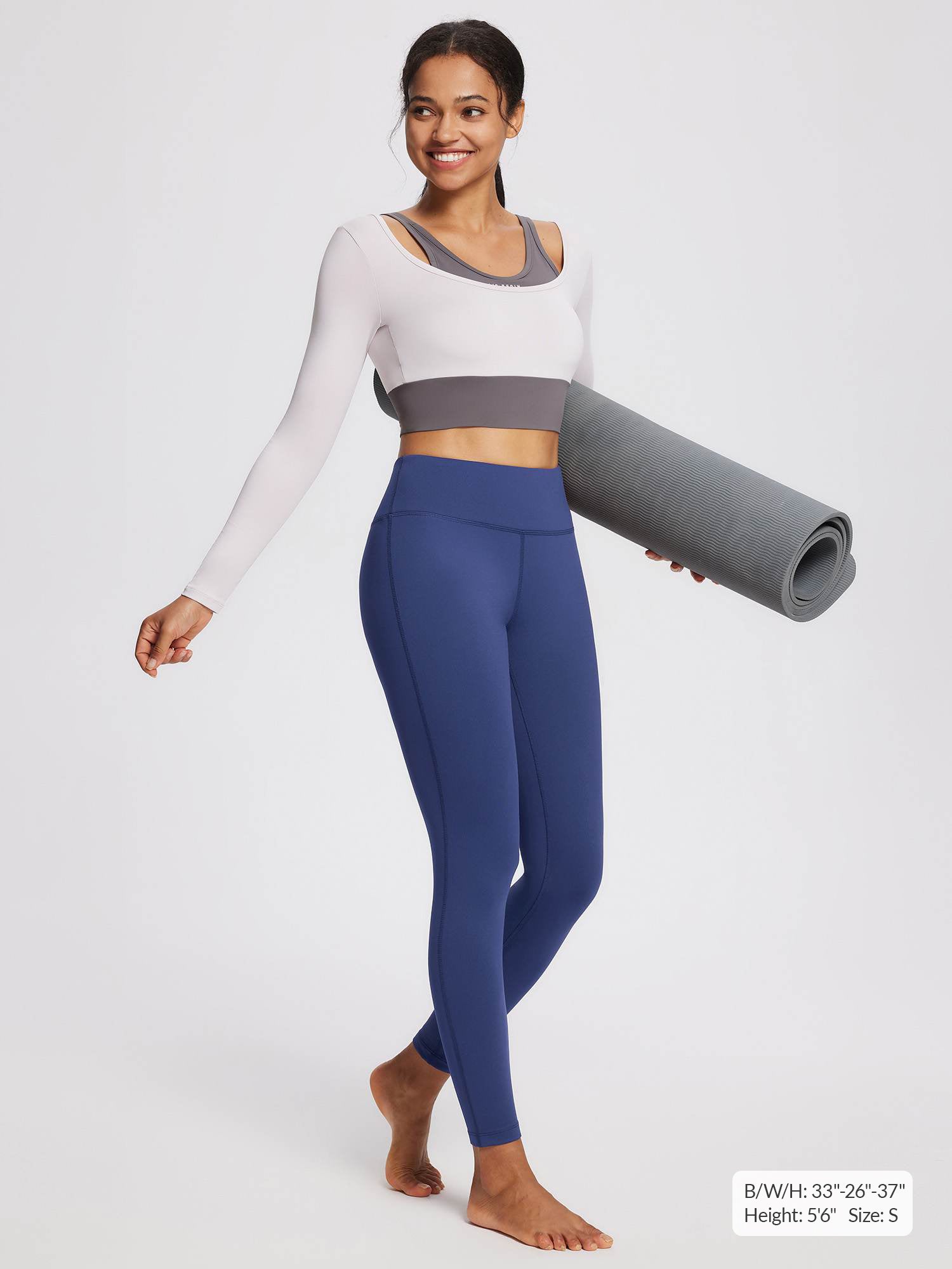 Women's Petite Fleece-Lined Yoga Leggings