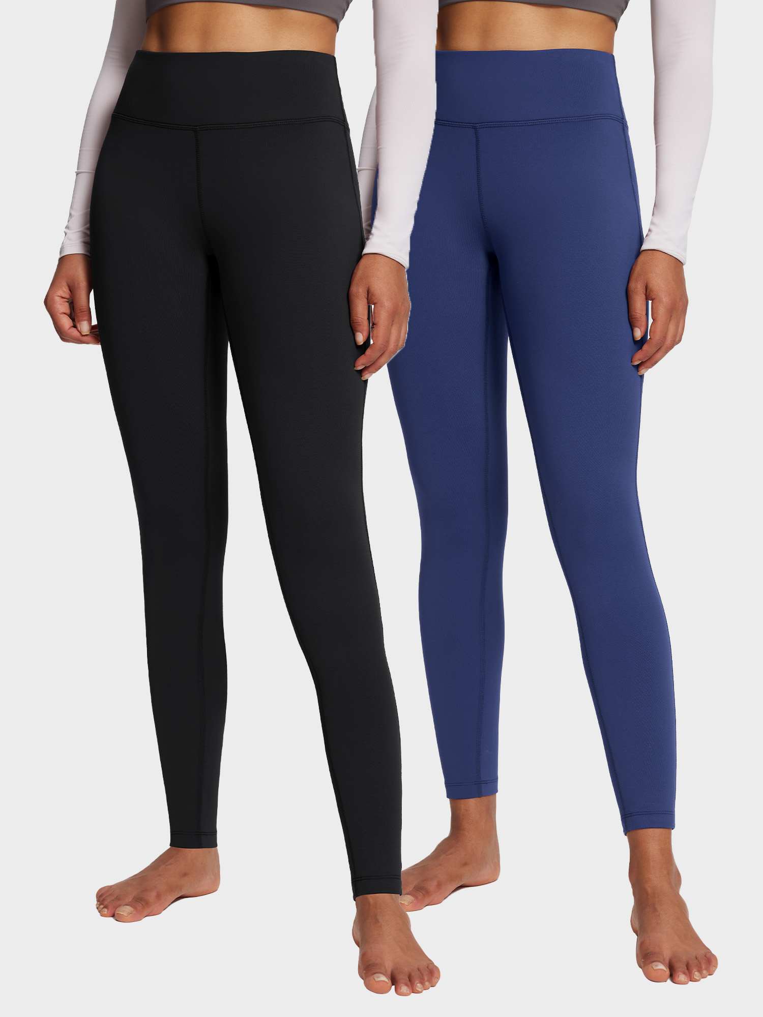 Thermal Warm Yoga Fleece Lined Leggings (2-Pack)