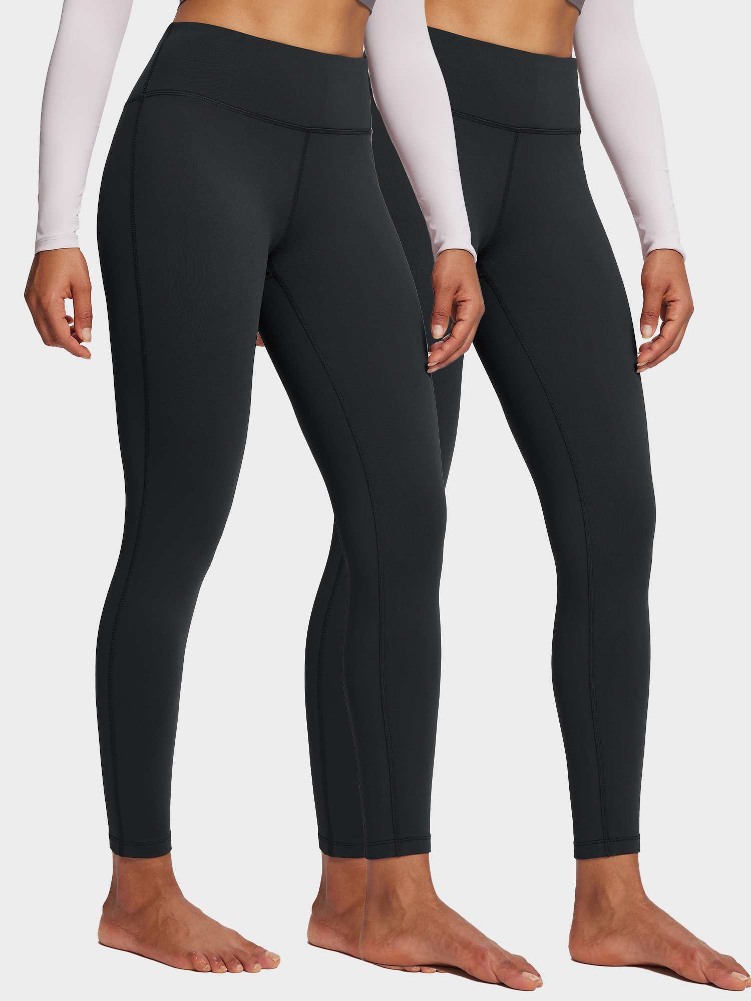 Thermal Warm Yoga Fleece Lined Leggings (2-Pack)