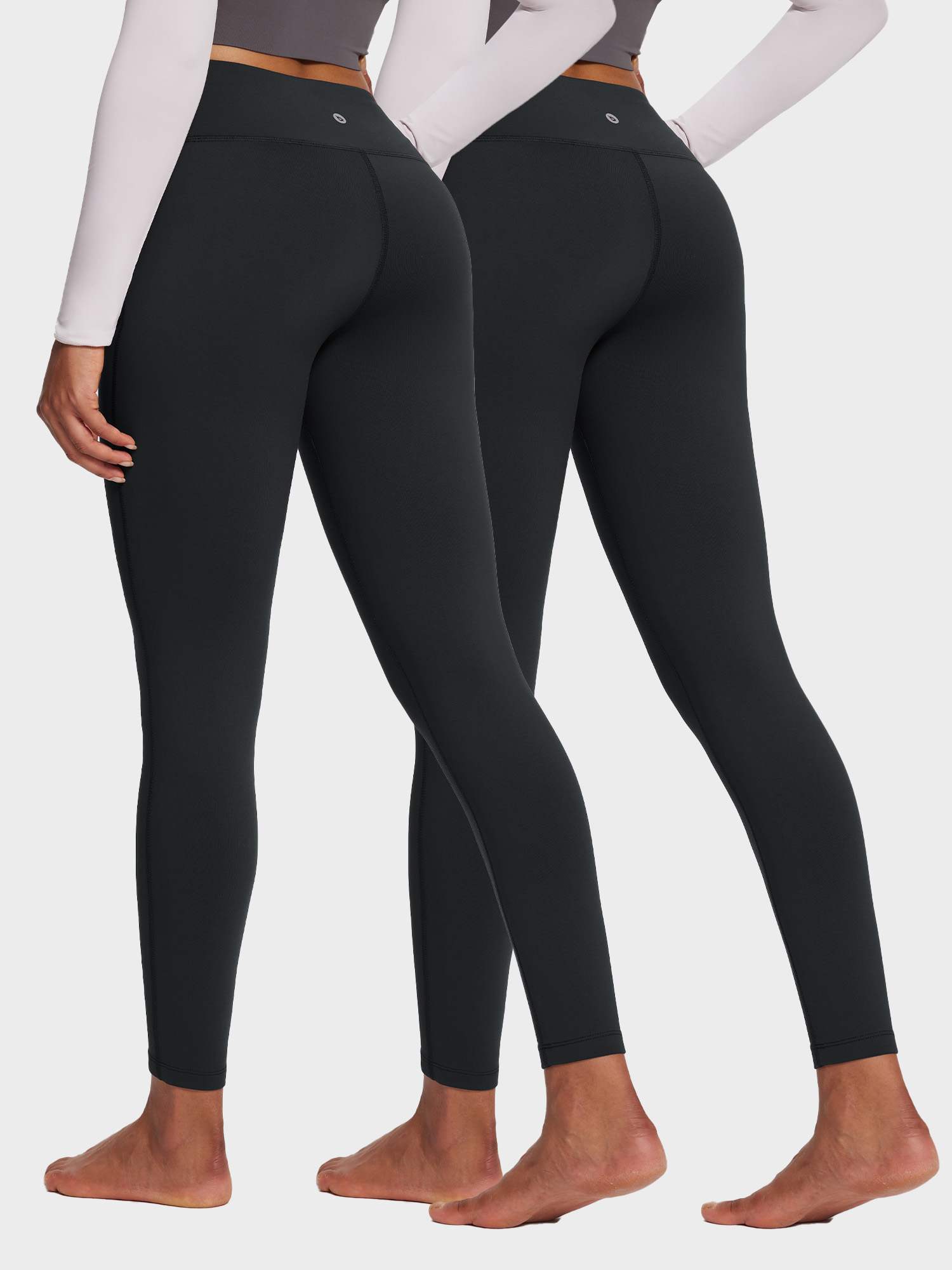 Thermal Warm Yoga Fleece Lined Leggings (2-Pack)