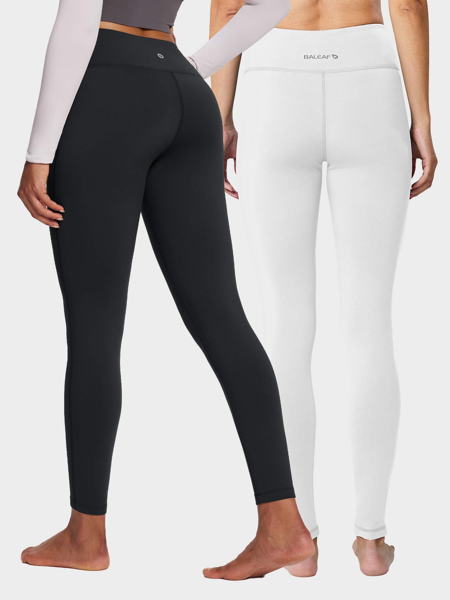Thermal Warm Yoga Fleece Lined Leggings (2-Pack)
