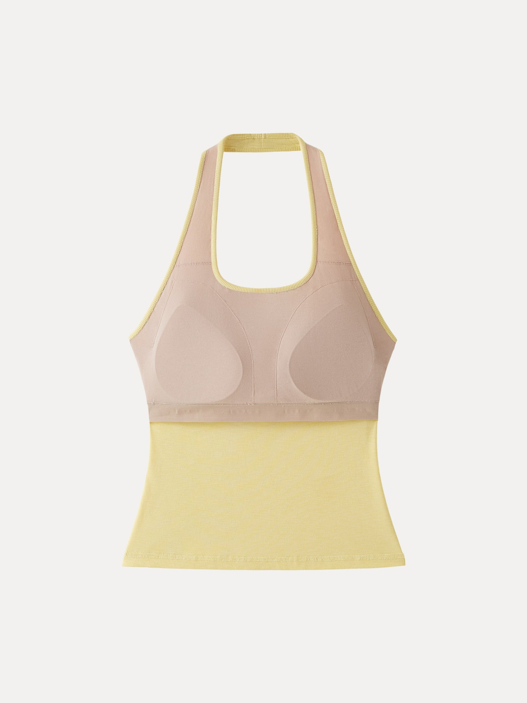 Cotton Square Halter Neck Bra Tank