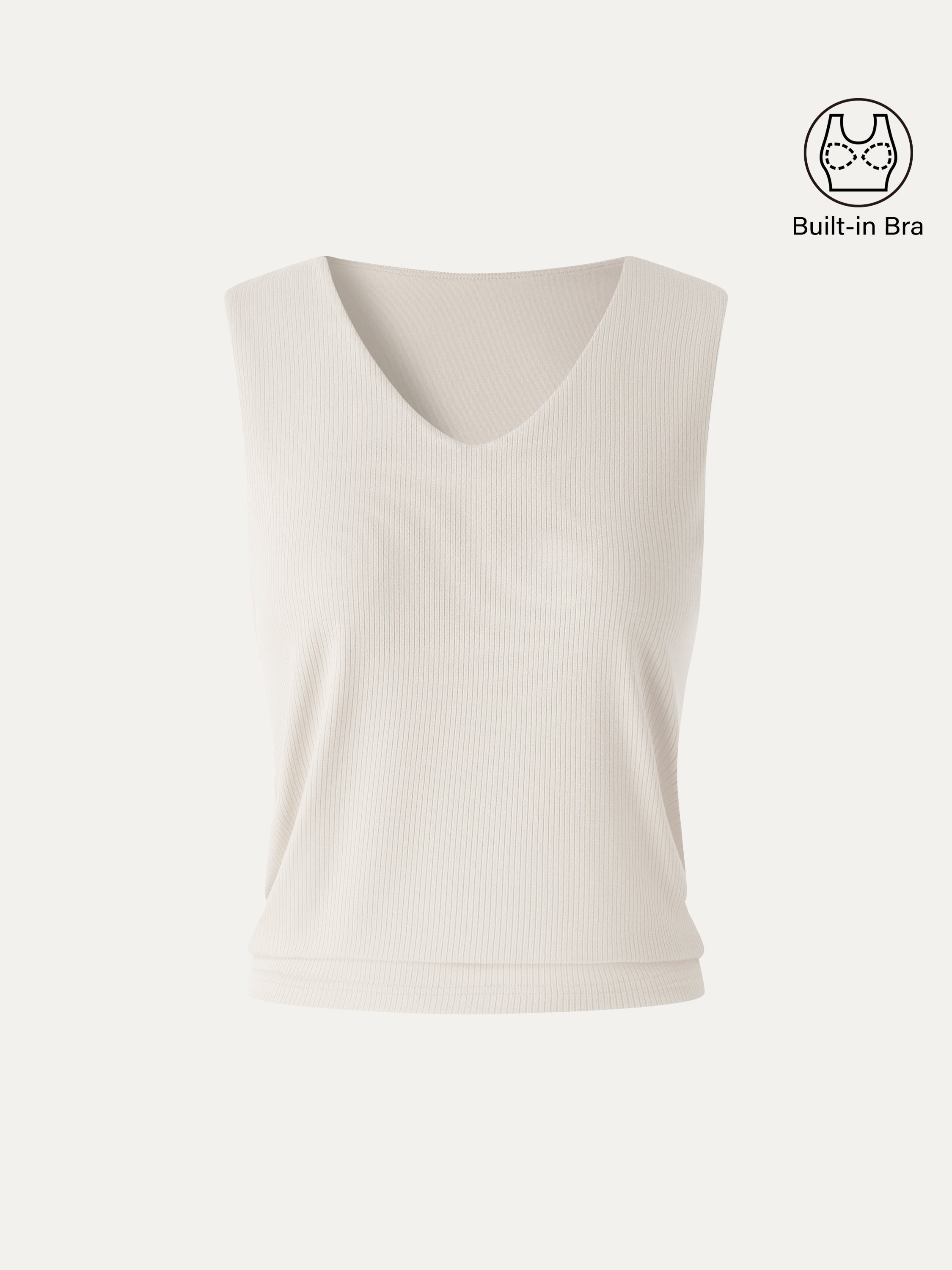 CoolTouch Ease V-Neck Wide Shoulder Bra Tank