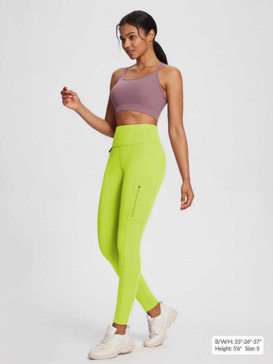Laureate High-Rise Zipper Pockets Thermal Leggings