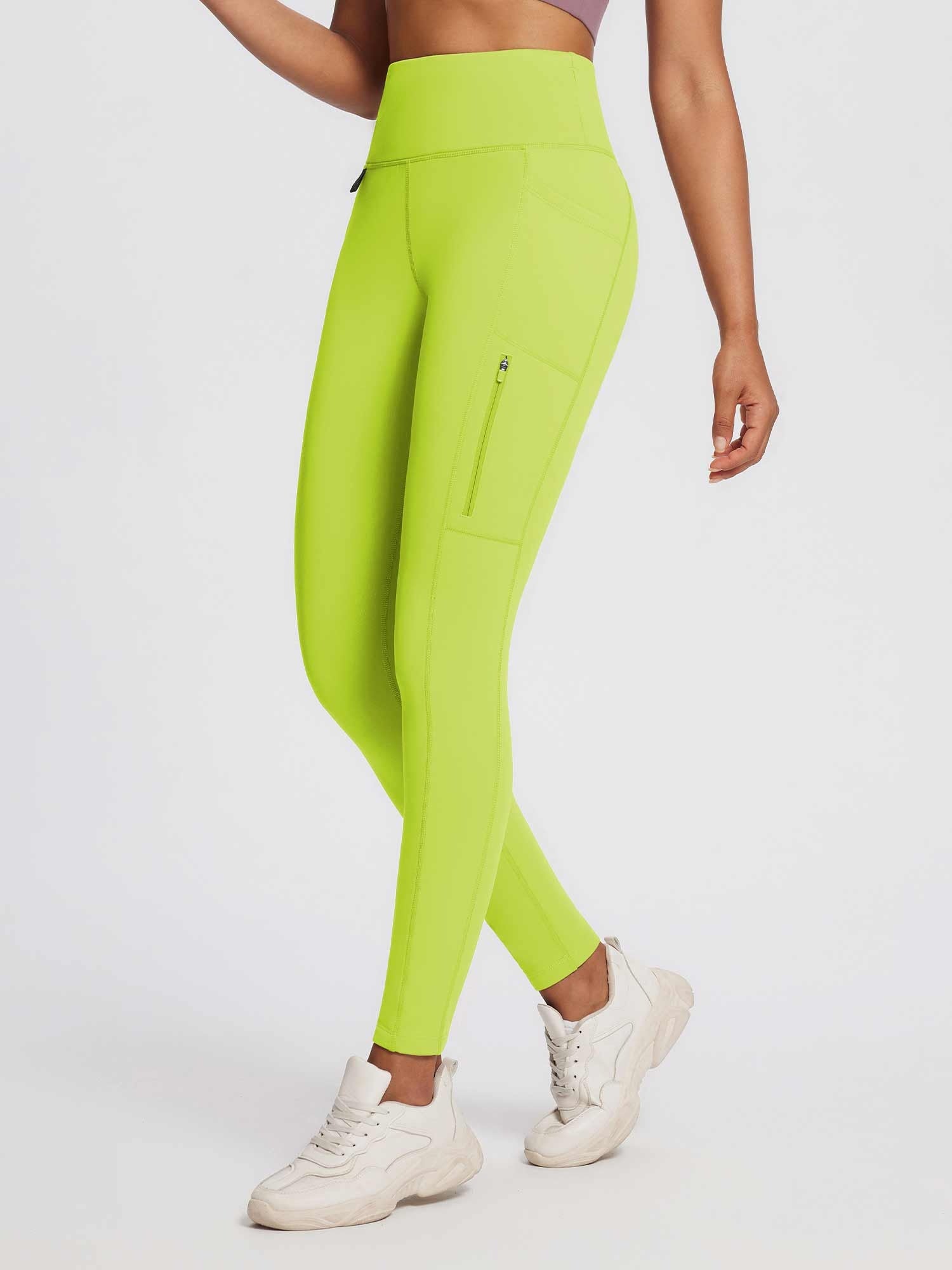 Laureate High-Rise Zipper Pockets Thermal Leggings