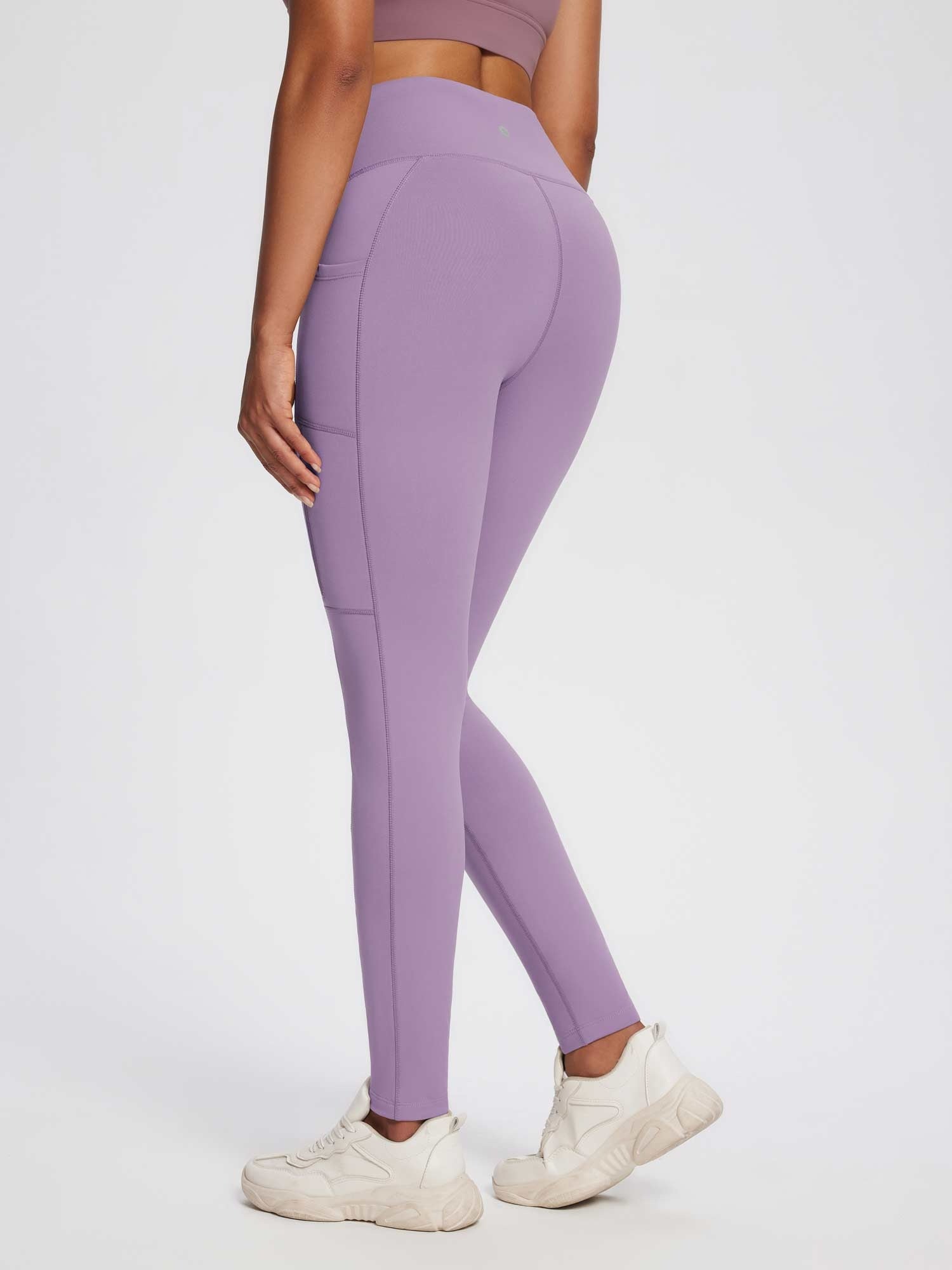 Laureate High-Rise Zipper Pockets Thermal Leggings