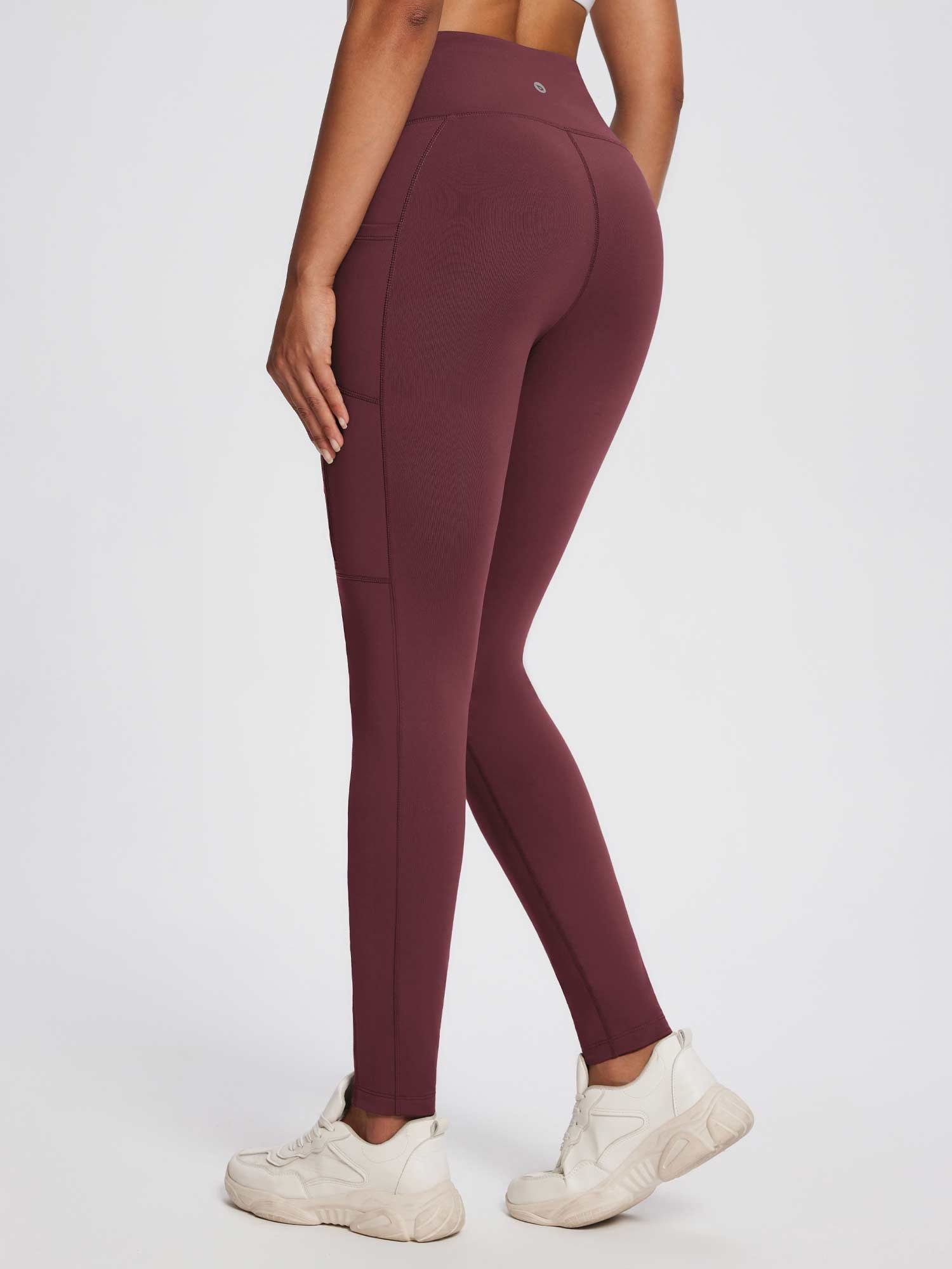 Laureate High-Rise Zipper Pockets Thermal Leggings