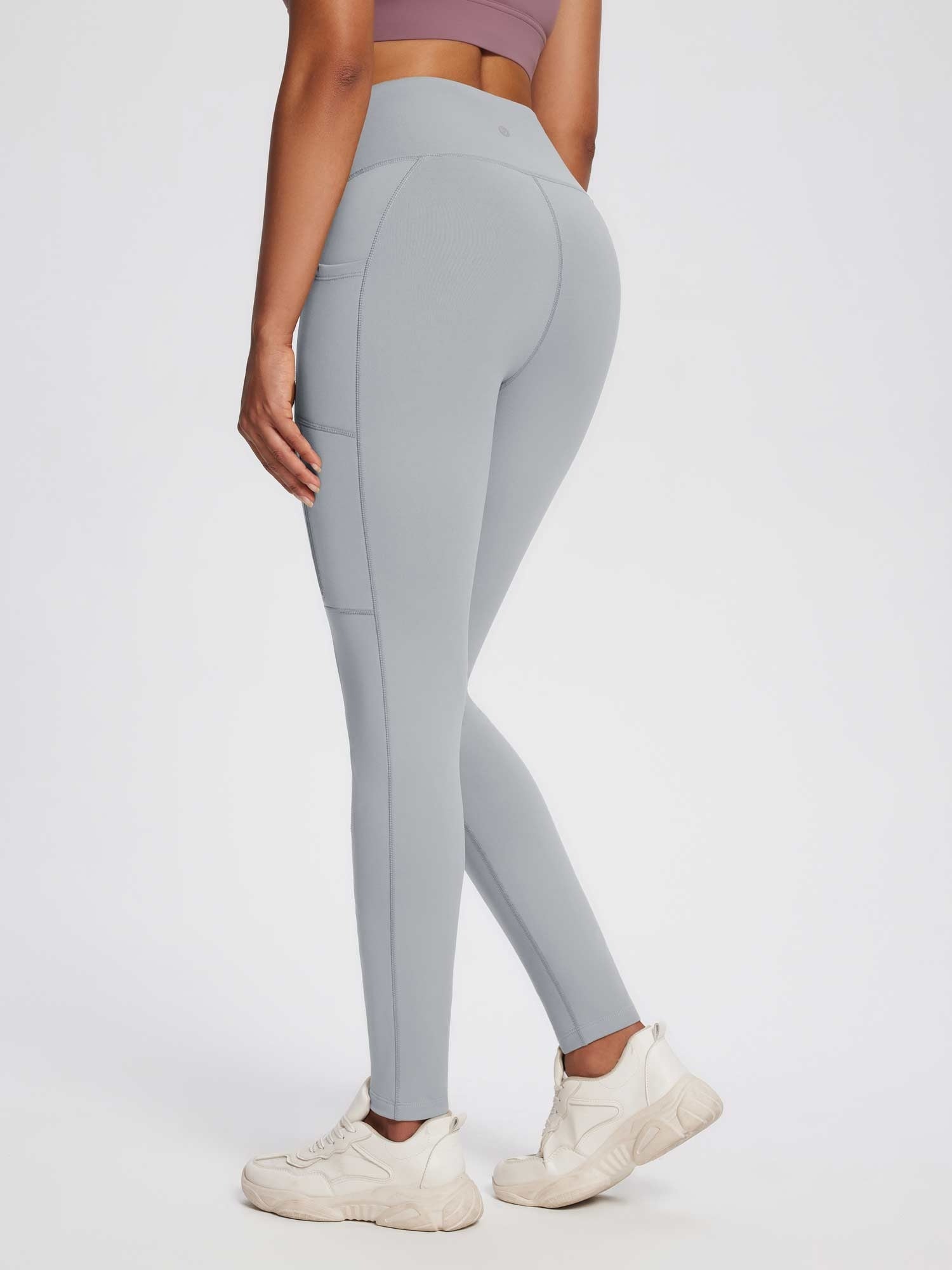 Laureate High-Rise Zipper Pockets Thermal Leggings