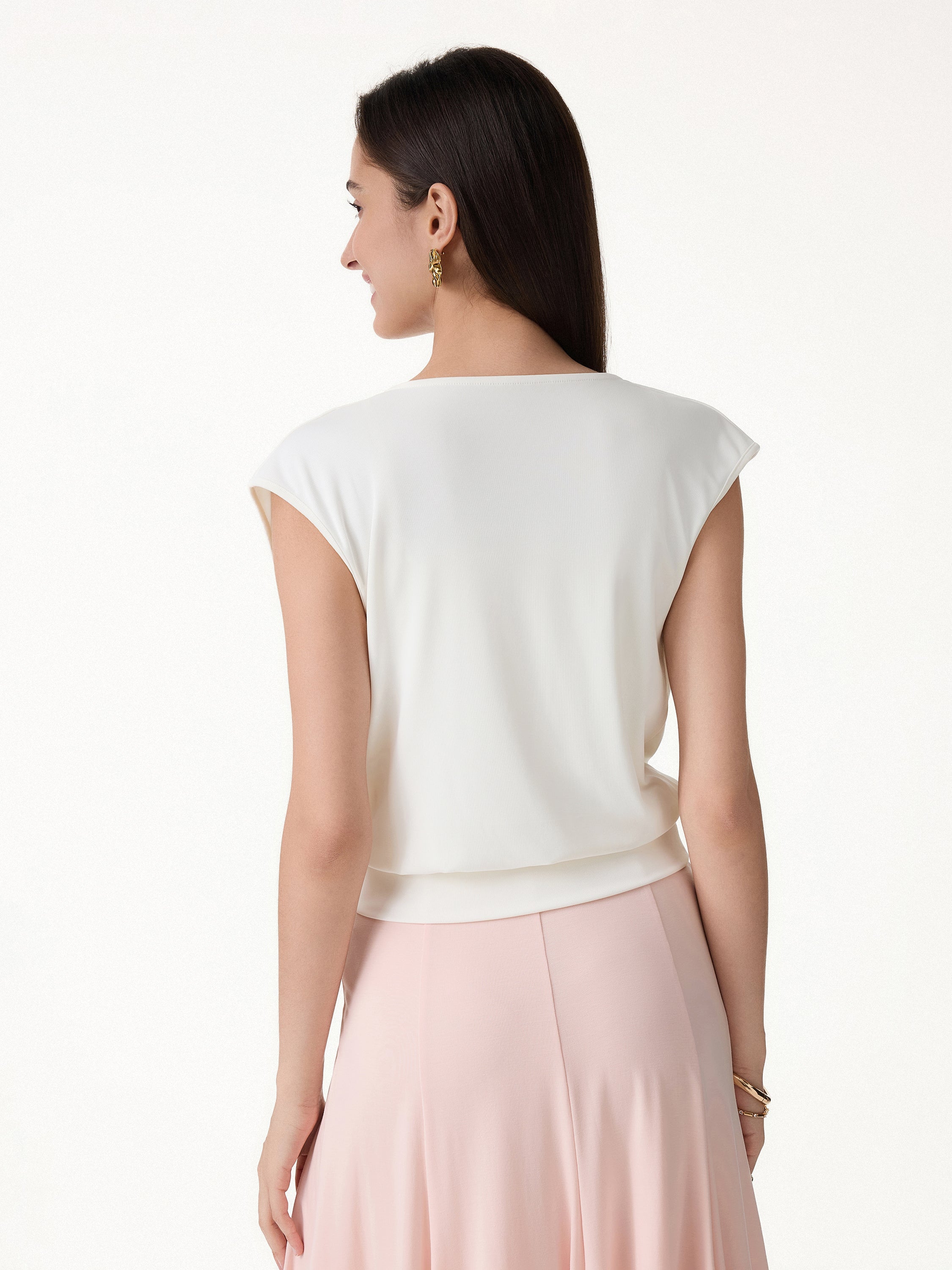 Sandwashed Modal 2-in-1 Wrap Bra Tank