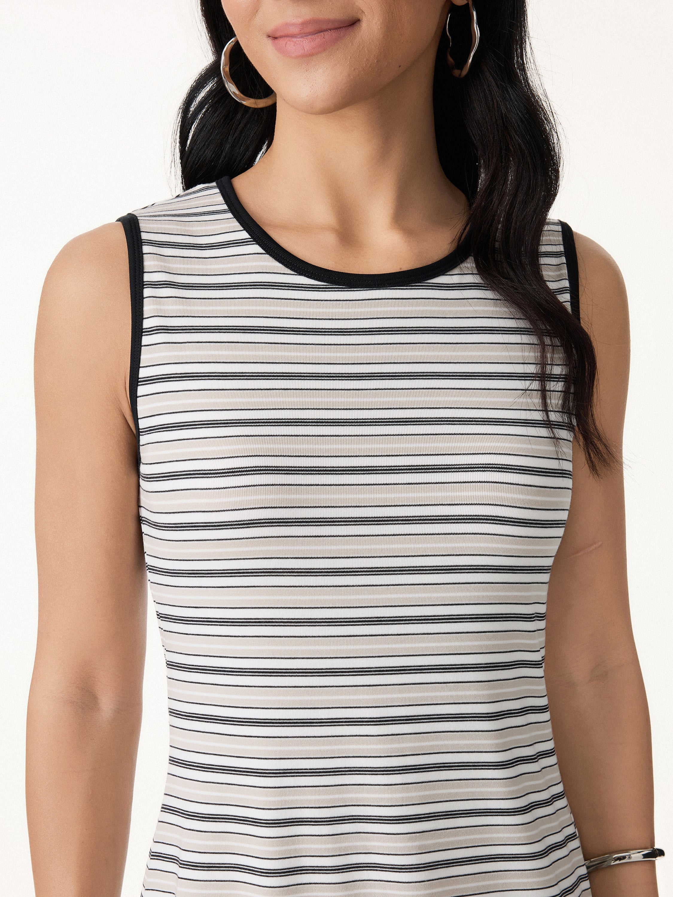 Striped Easy Mini Bra Dress