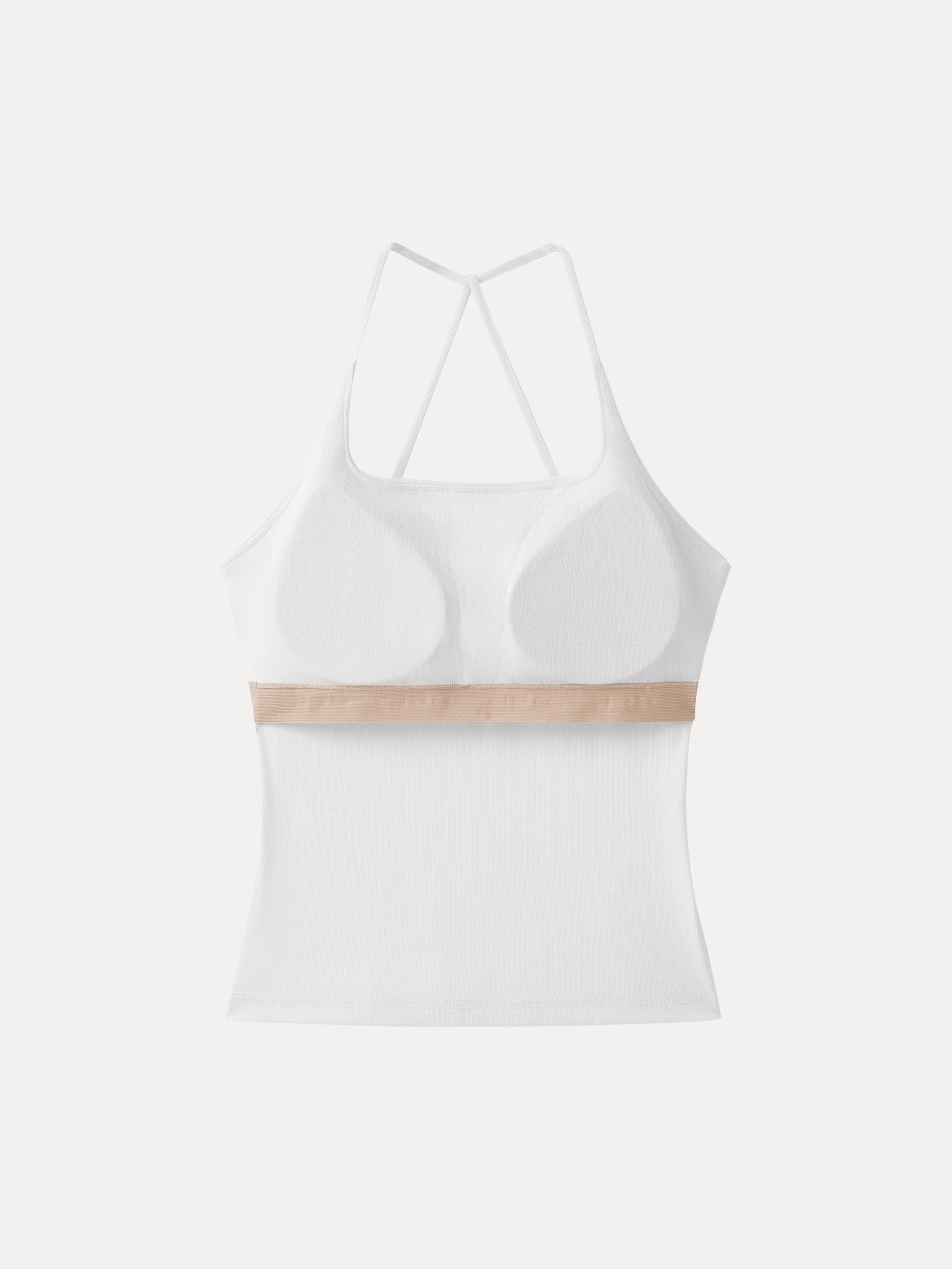 Square Neck Spaghetti Bra Tank