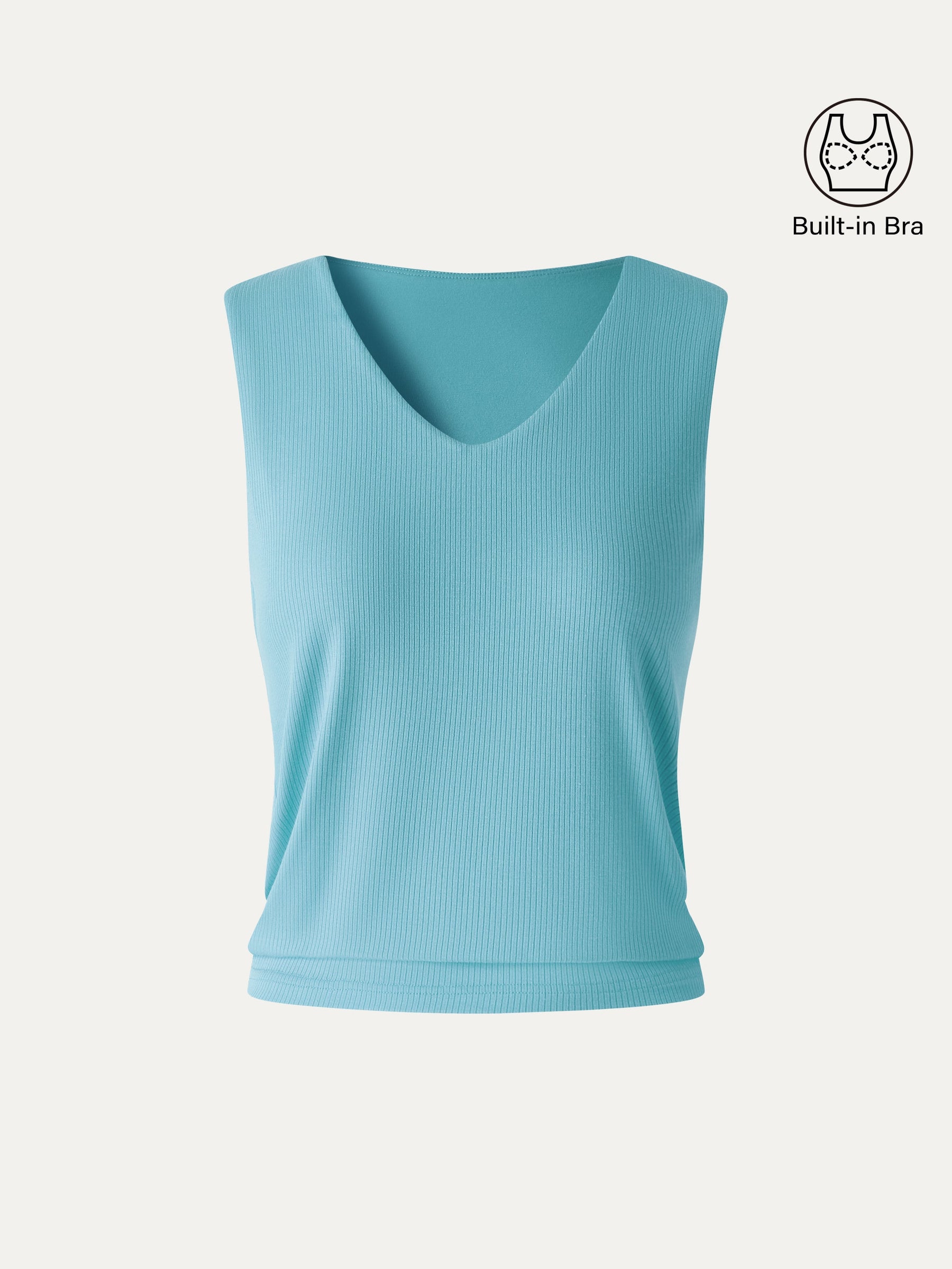 CoolTouch Ease V-Neck Wide Shoulder Bra Tank