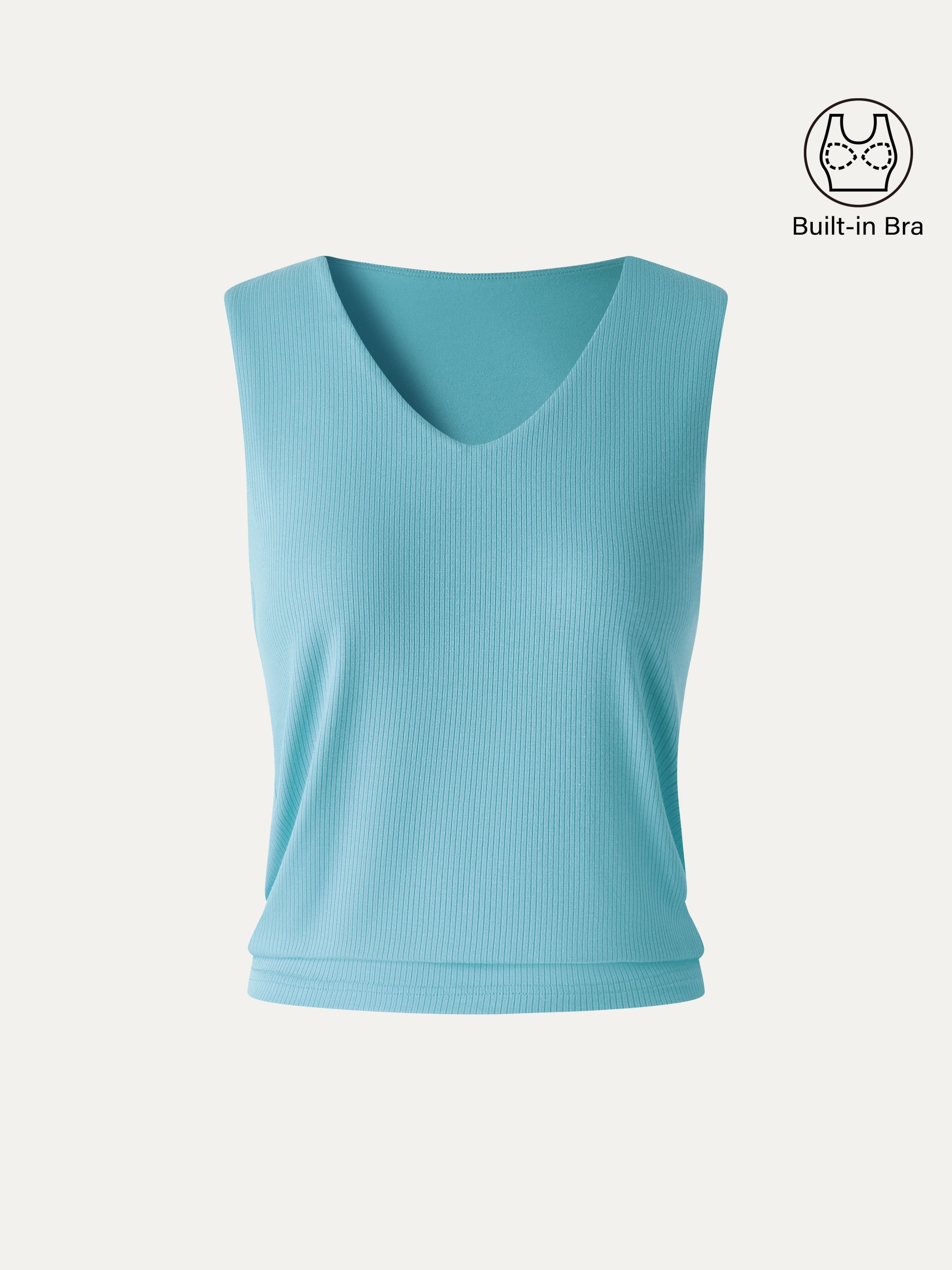 CoolTouch Ease V-Neck Wide Shoulder Bra Tank