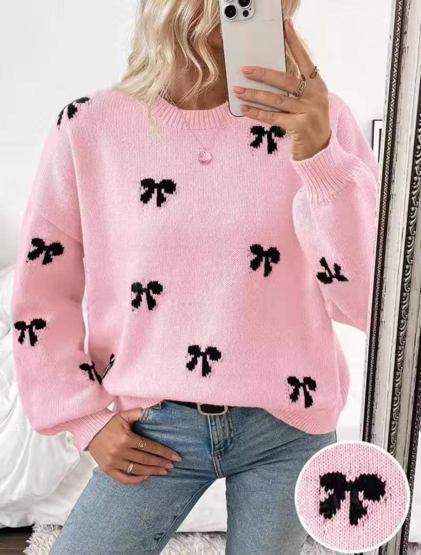 The Colette™ | Bow Knit Sweater