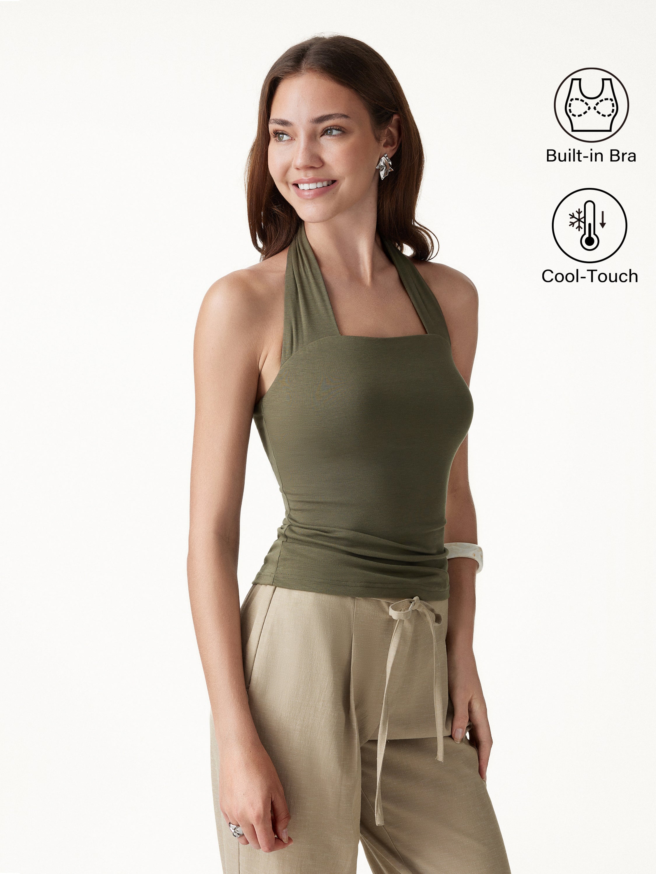 Halter Going-Out Bra Top