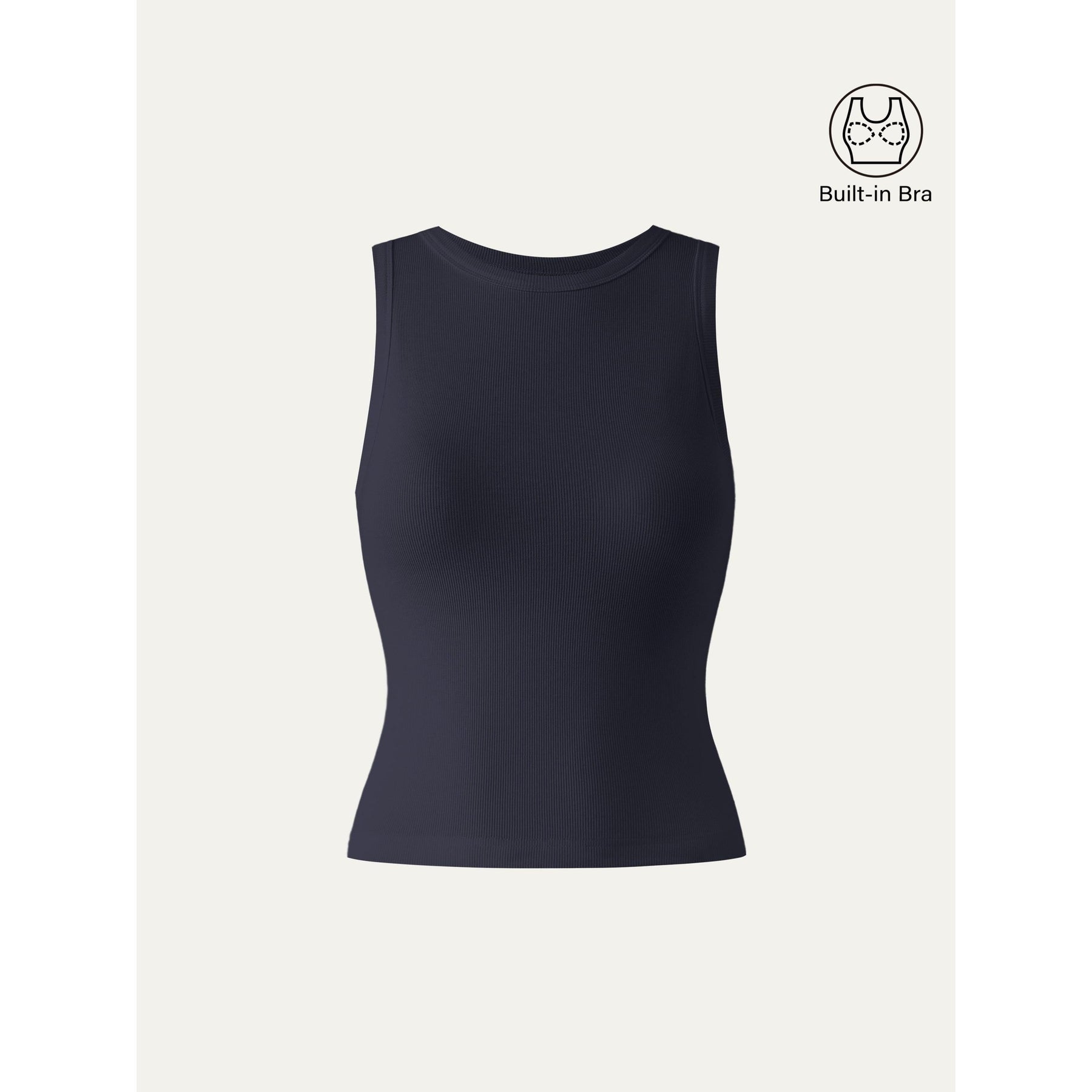 Crewneck Cotton New Airy Bra Tank