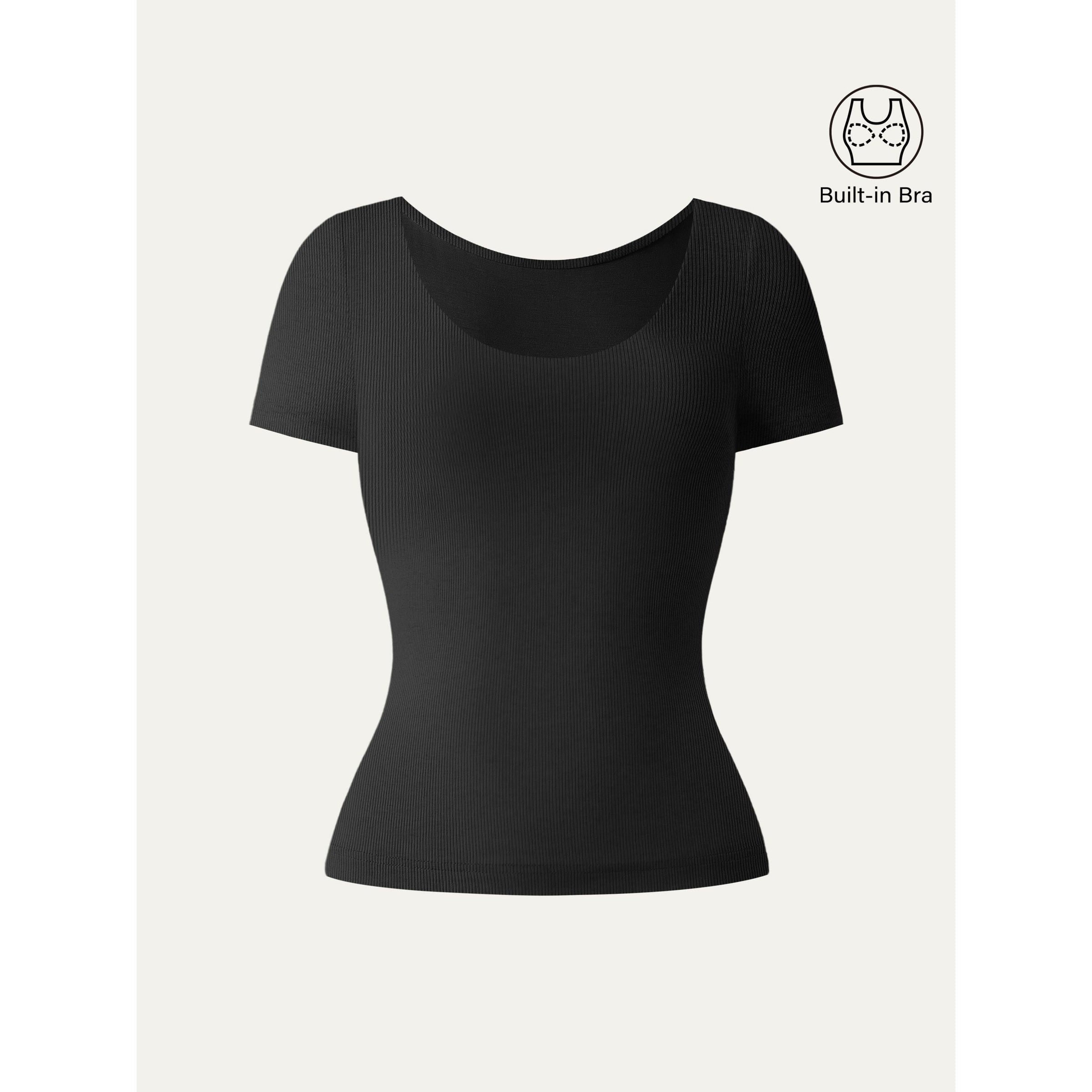 Scoop Neck Cotton New Airy Bra Top