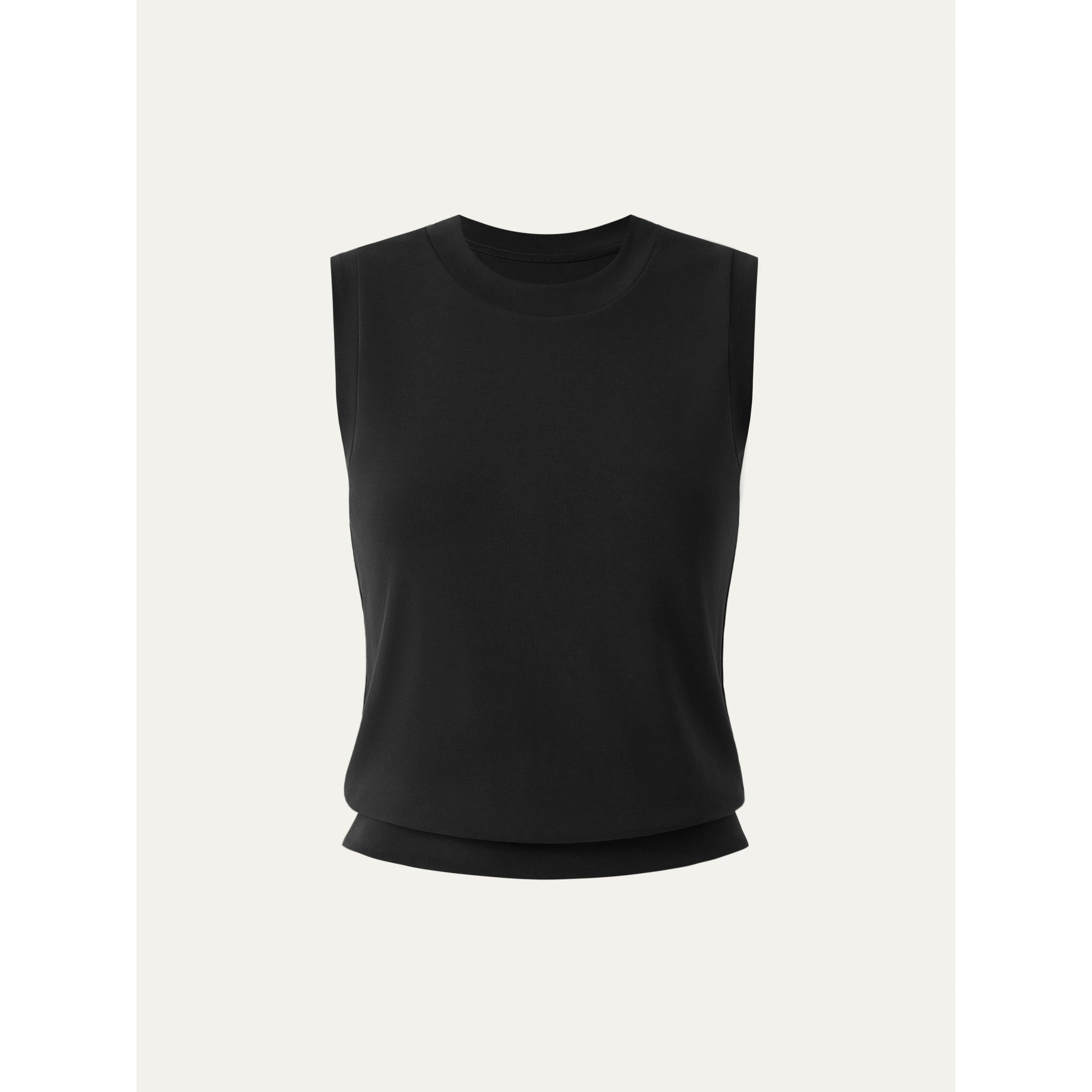Sandwashed Crew Neck Top