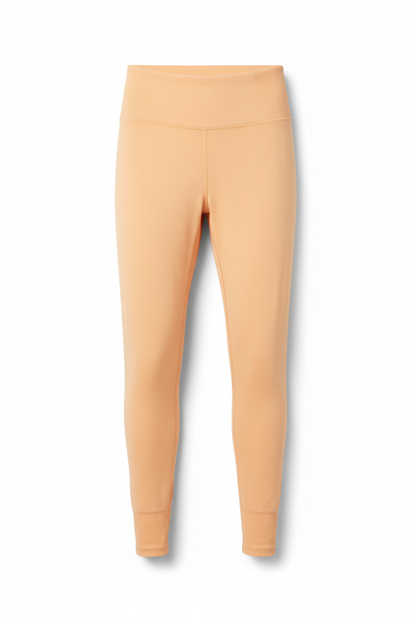 Yoga pants ladies sports leggings orange fitness pants