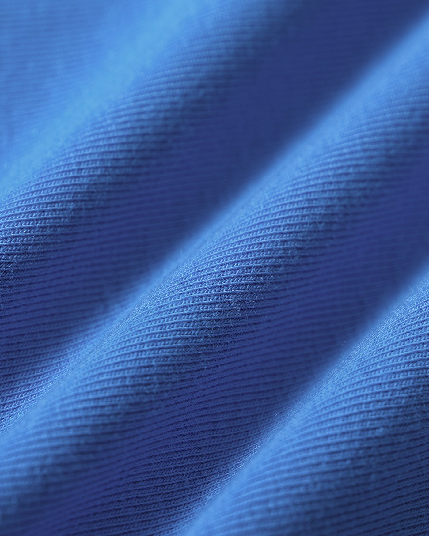 Blue Round Neck Button Knit Tee