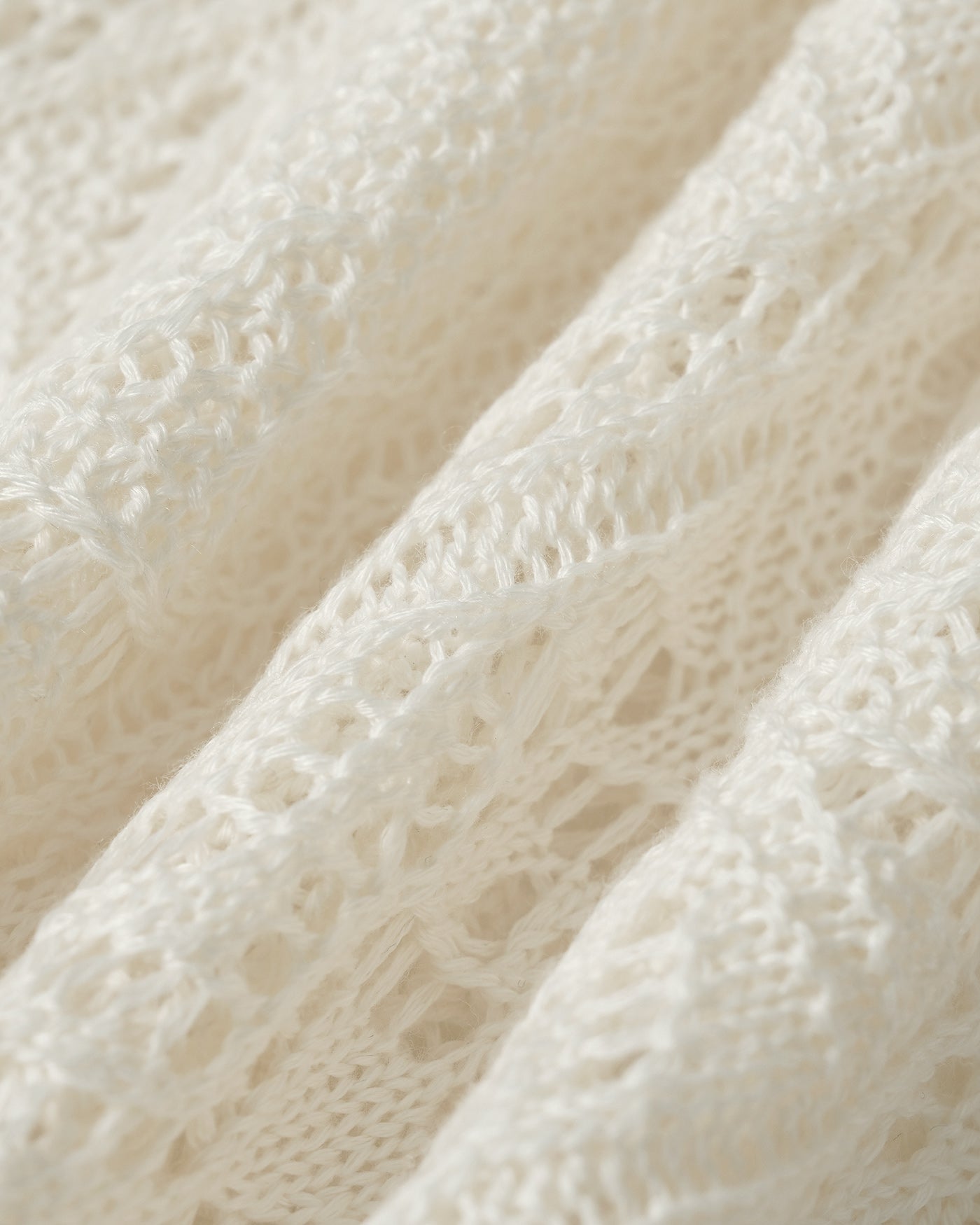 Apricot Round Neck Textured Knit Sweater