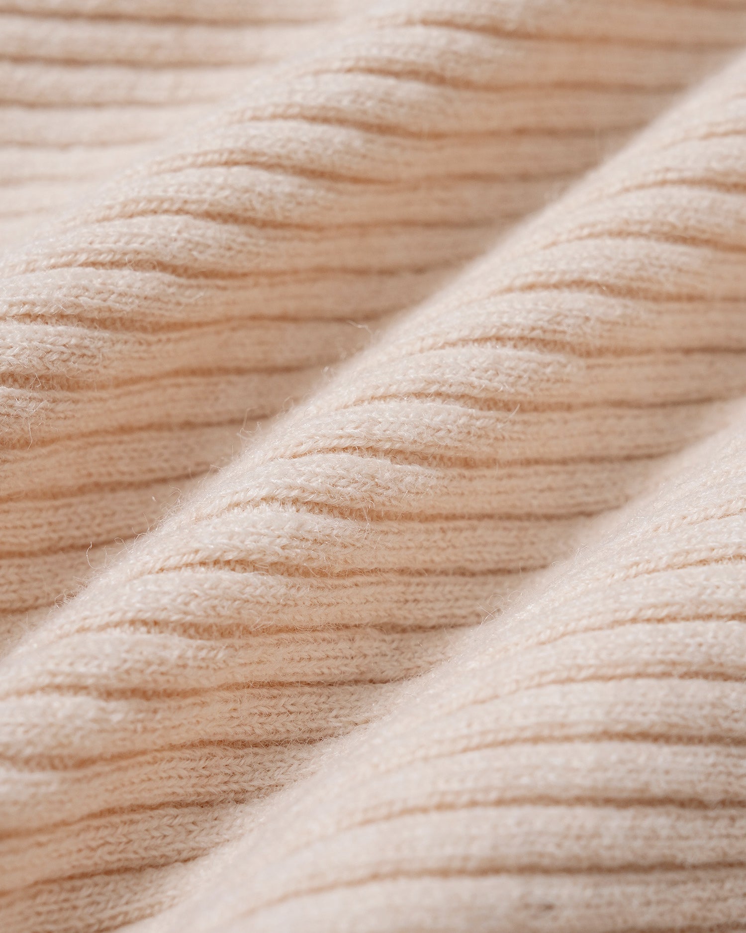 Apricot V Neck Button Knit Sweater