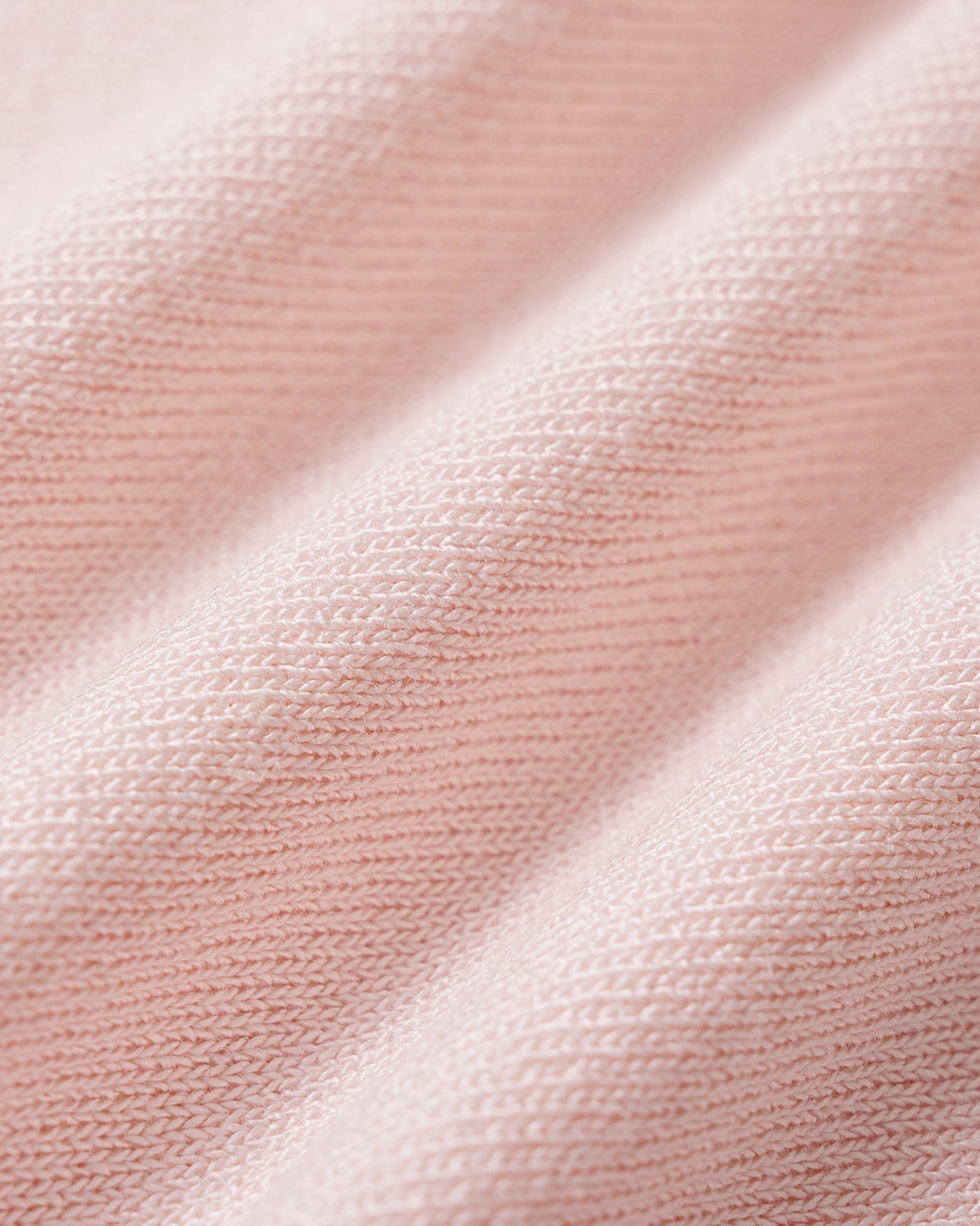 Pink U Neck Textured Knit Sweater