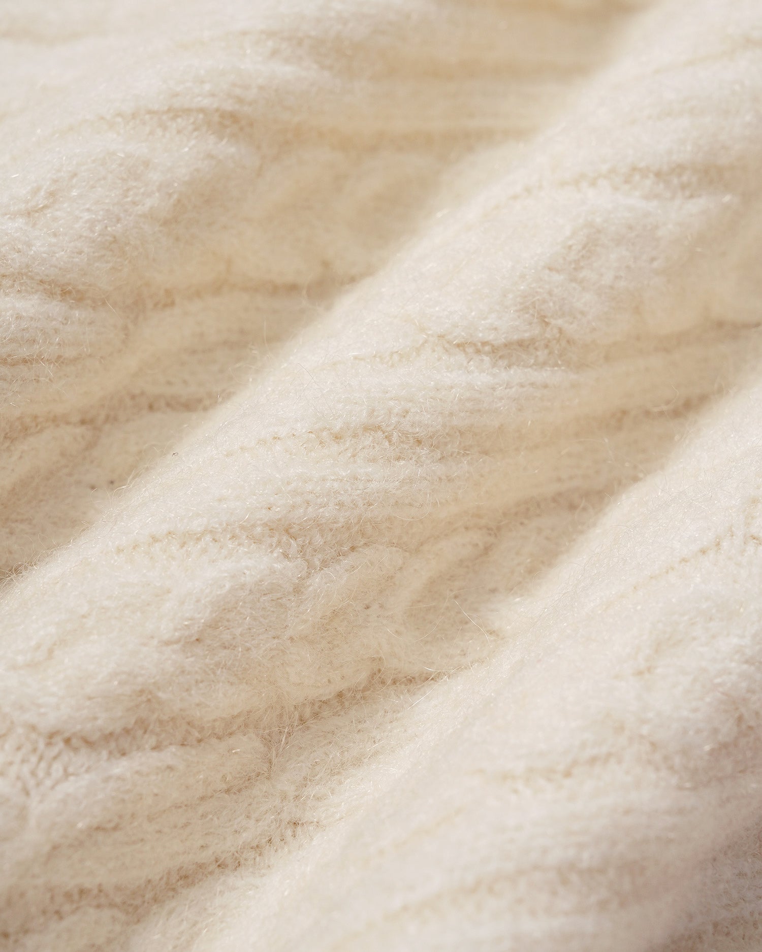 Apricot Ruffled Single Breasted Knit Cardigan